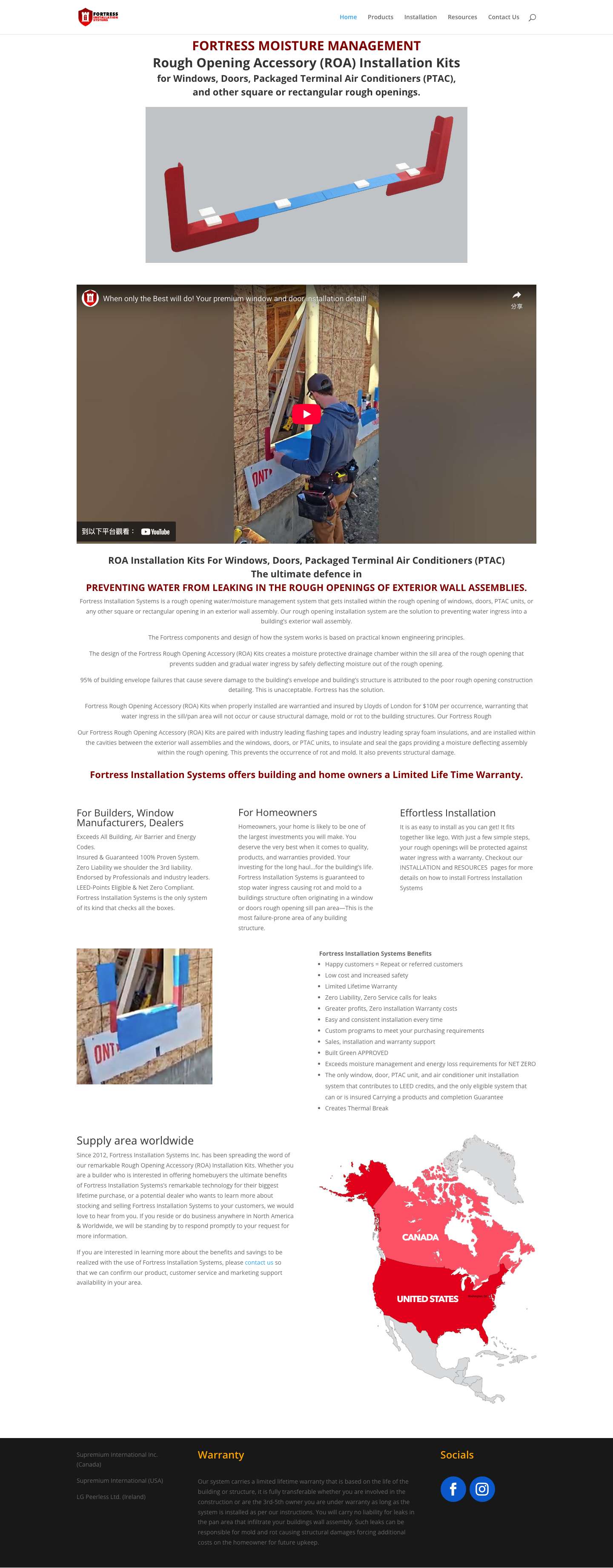 Fortress Installation Systems | - Full Screenshot