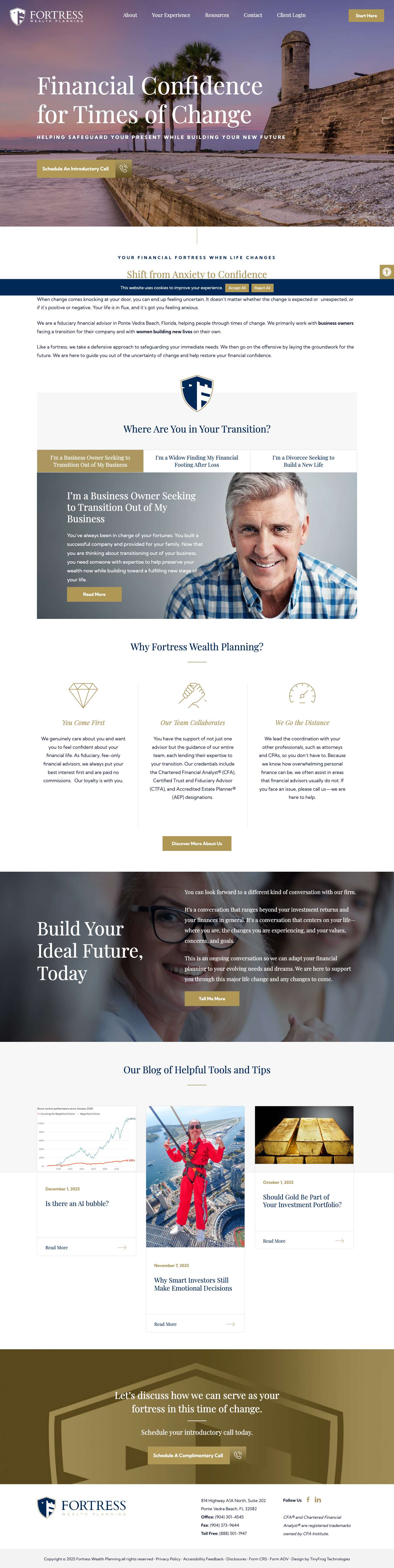 Fortress Wealth Planning | Financial Advisor Ponte Vedra Beach FLAccessibility ToolsIncrease TextDecrease TextGrayscaleHigh ContrastNegative ContrastLight BackgroundLinks UnderlineReadable FontReset - Full Screenshot