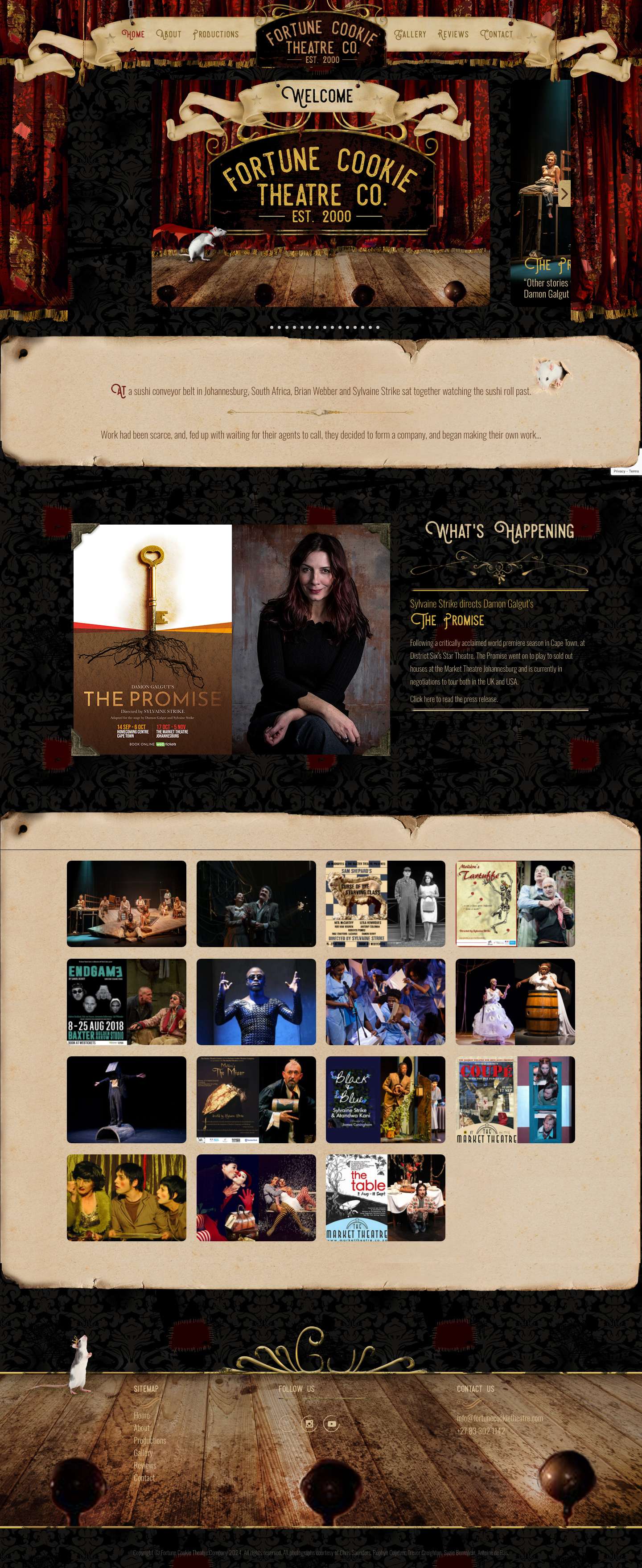 Fortune Cookie Theatre Company | - Full Screenshot