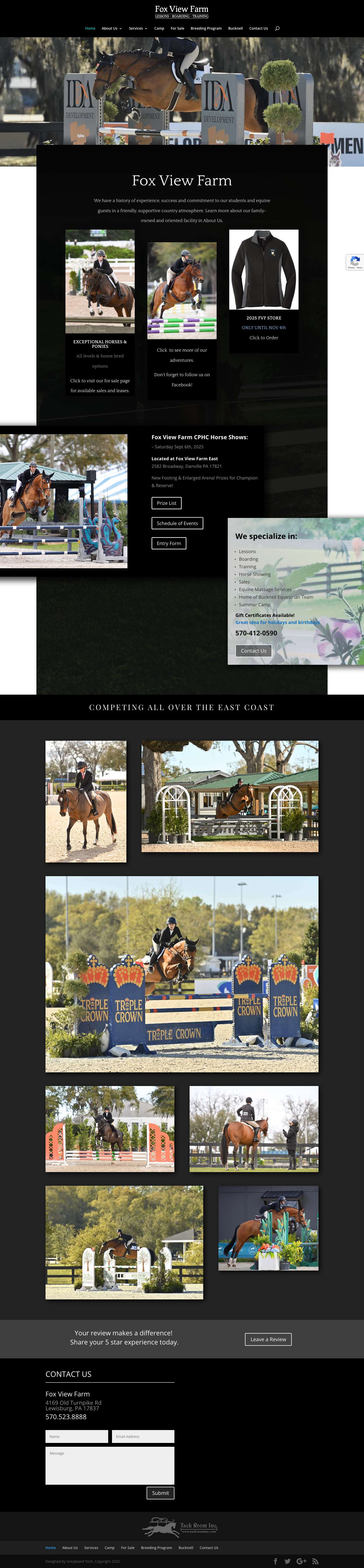 Fox View Farm | - Full Screenshot