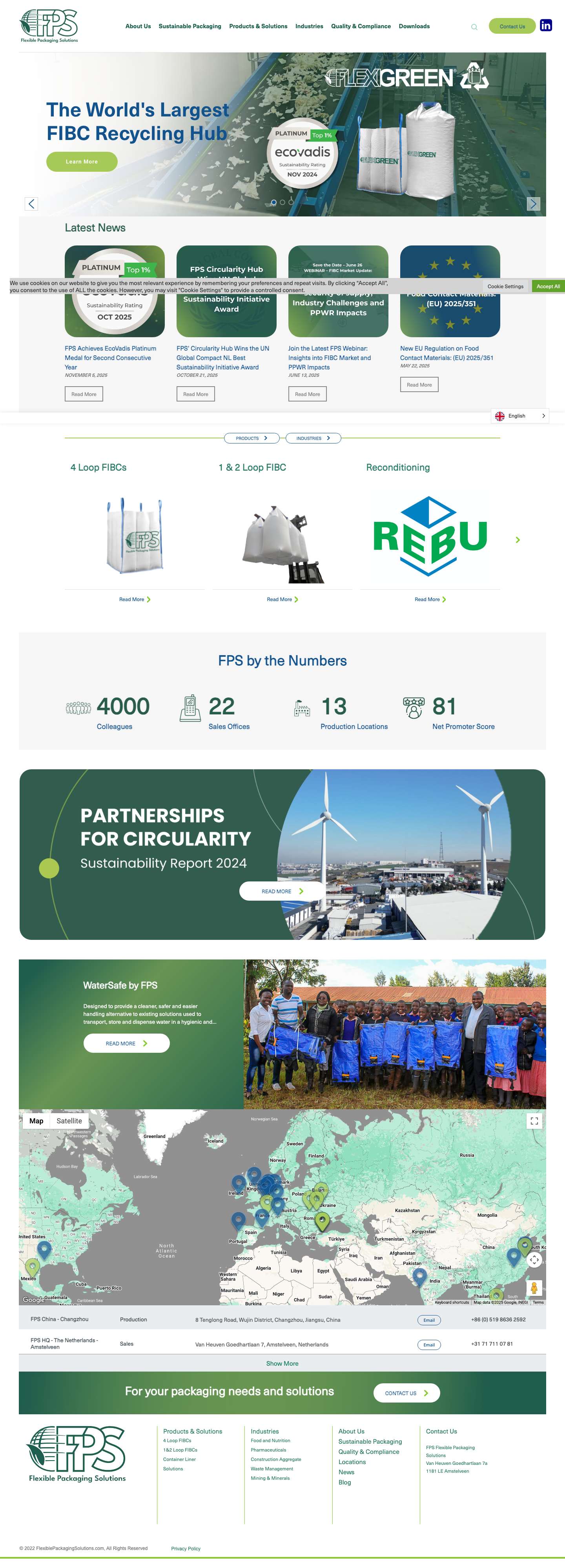 Flexible Packaging Solutions - Partnerships For Progress - Full Screenshot