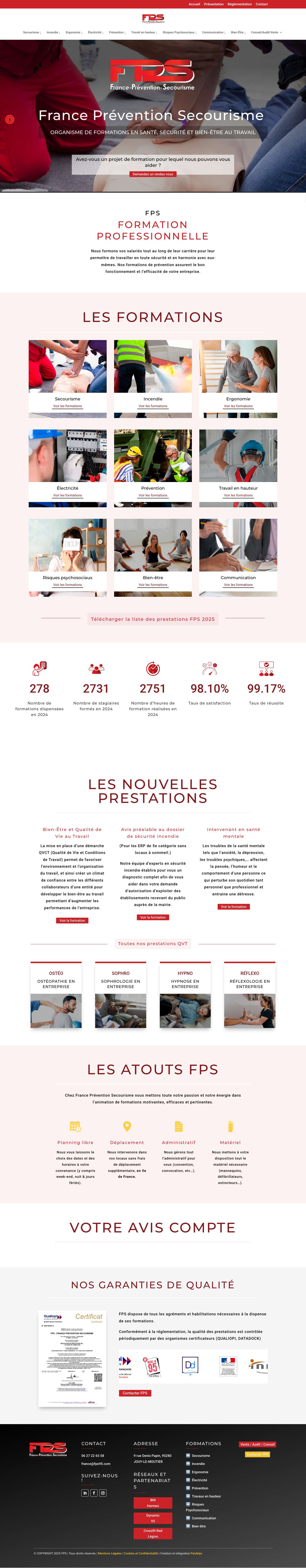 Accueil - FPS 95 - Full Screenshot