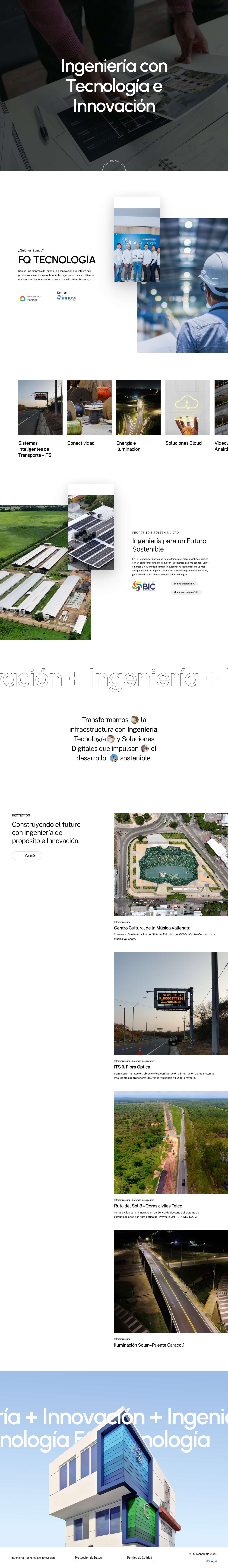 Inicio - FQ Tecnología - Full Screenshot