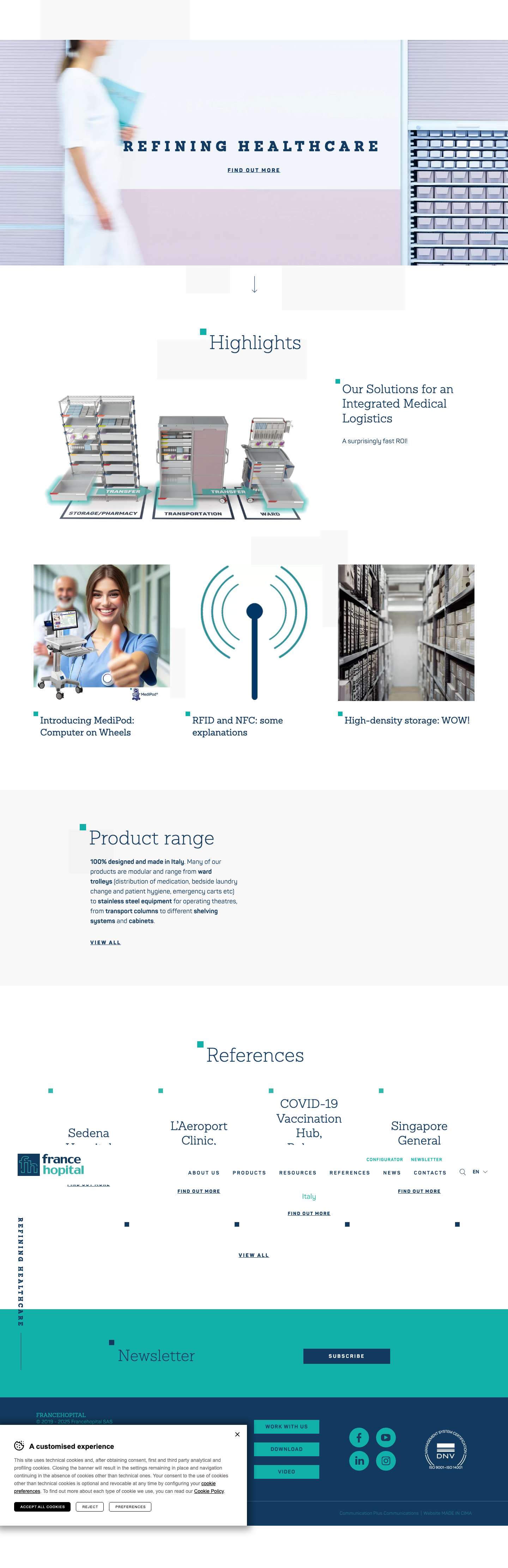 Francehopital - Refining healthcare - Full Screenshot