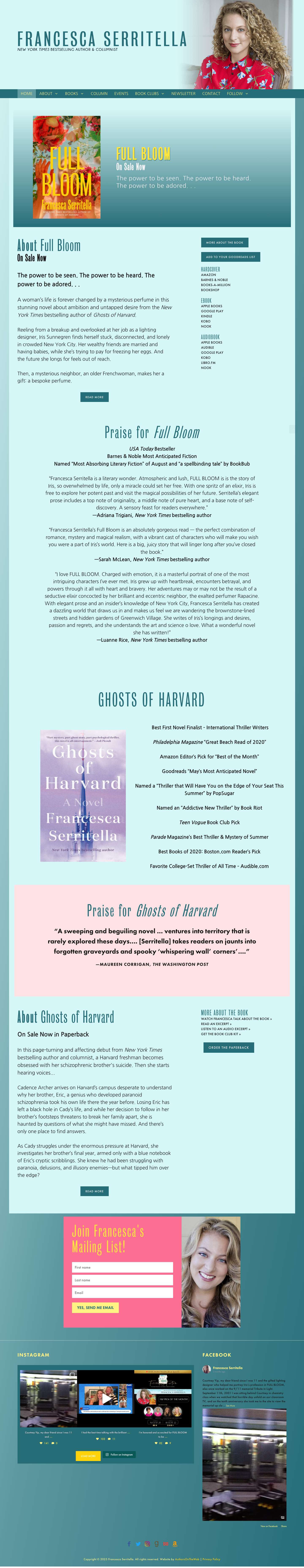 Official Website of Francesca Serritella, author of Full BloomComments Box SVG icons - Full Screenshot