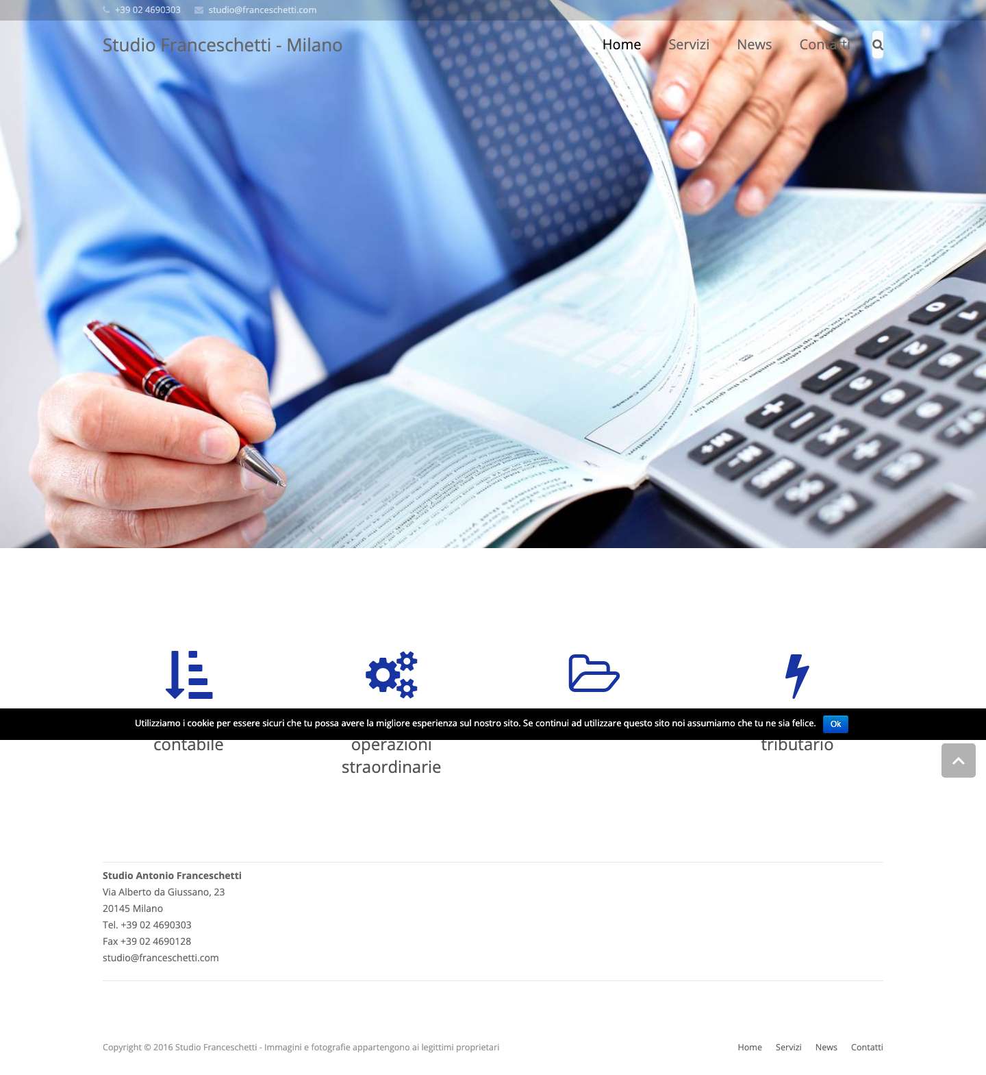 Studio Franceschetti - Milano - Full Screenshot