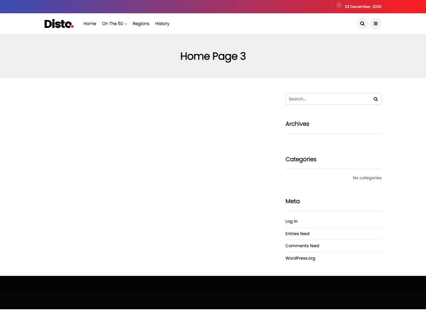 Anchor Site – Just another WordPress site - Full Screenshot