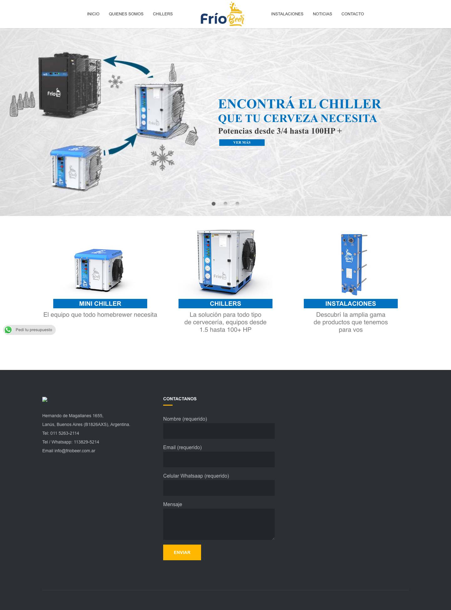 Frío Beer - Chiller cerveza - Full Screenshot