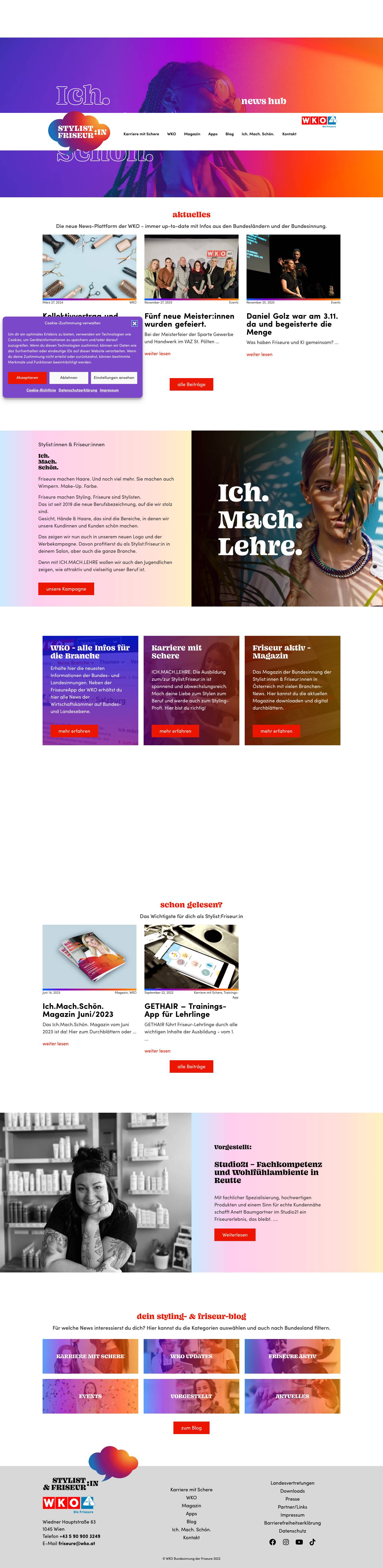 Home - Friseure - Full Screenshot