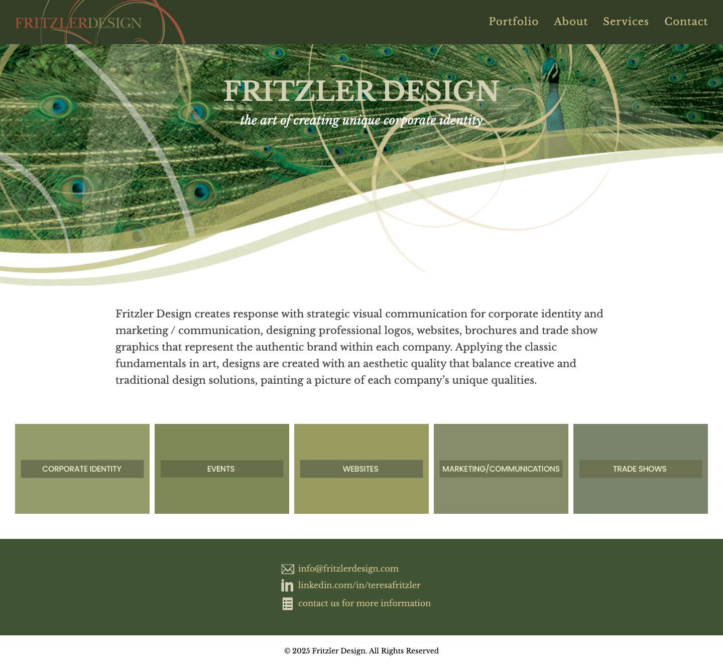 Homepage - Fritzler Design - Full Screenshot