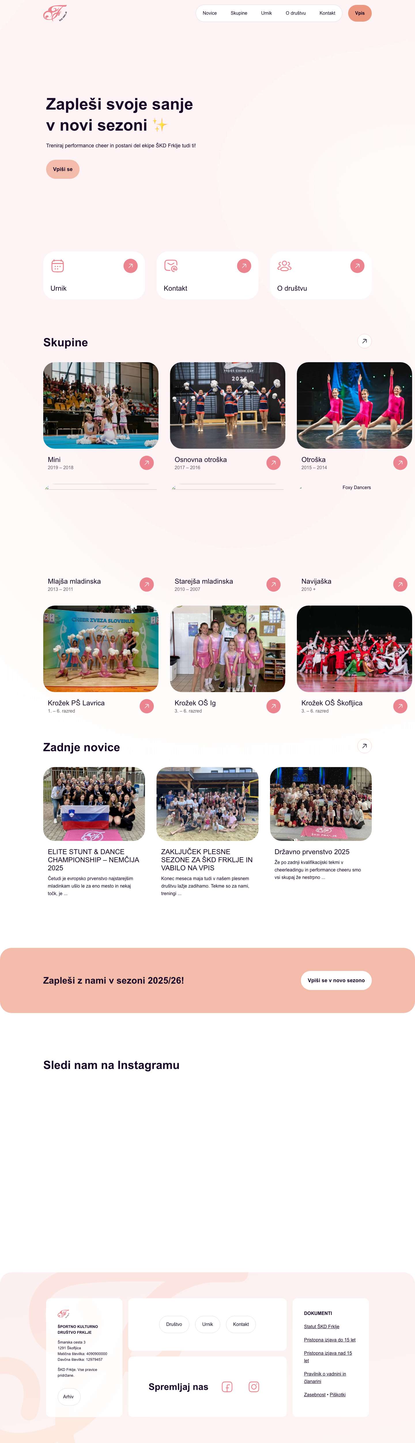 Domov - Frklje - Full Screenshot