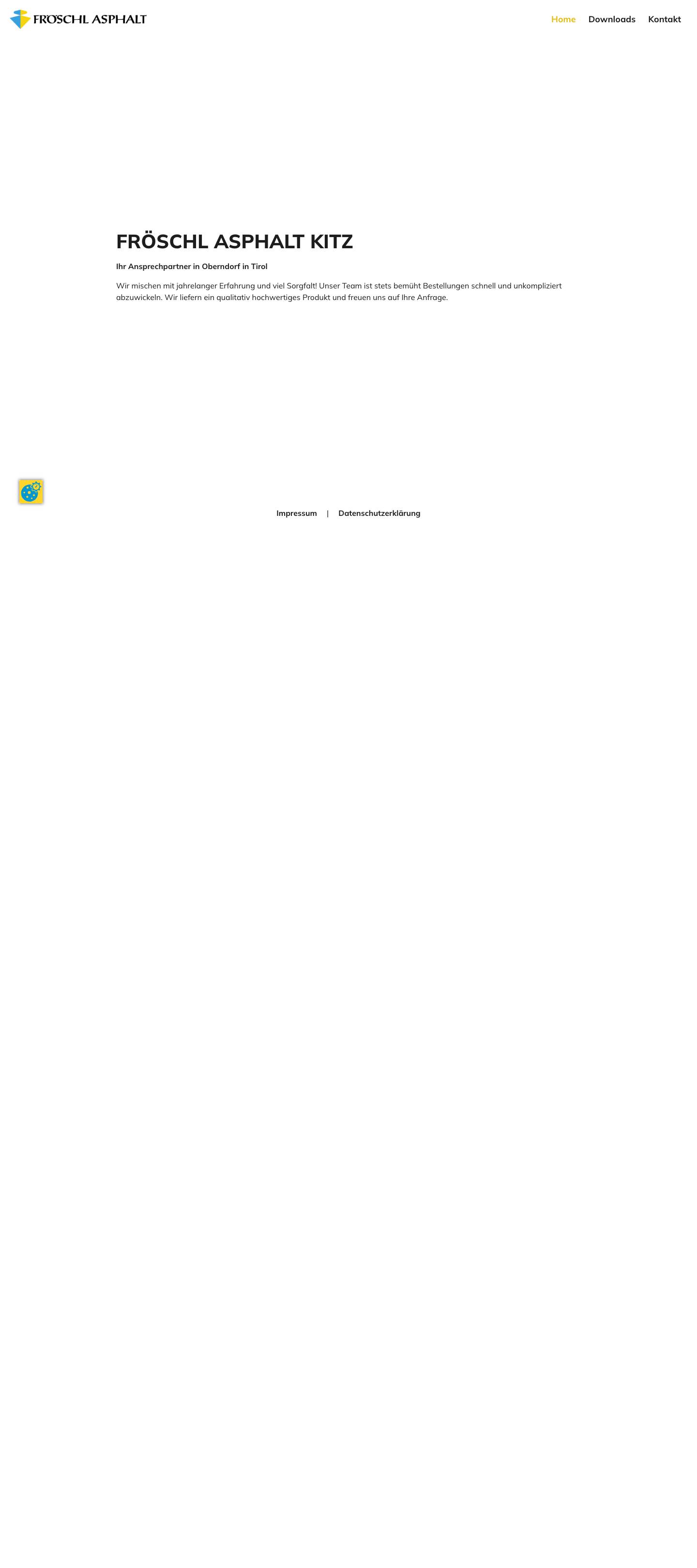 Home - Fröschl Asphalt - Full Screenshot