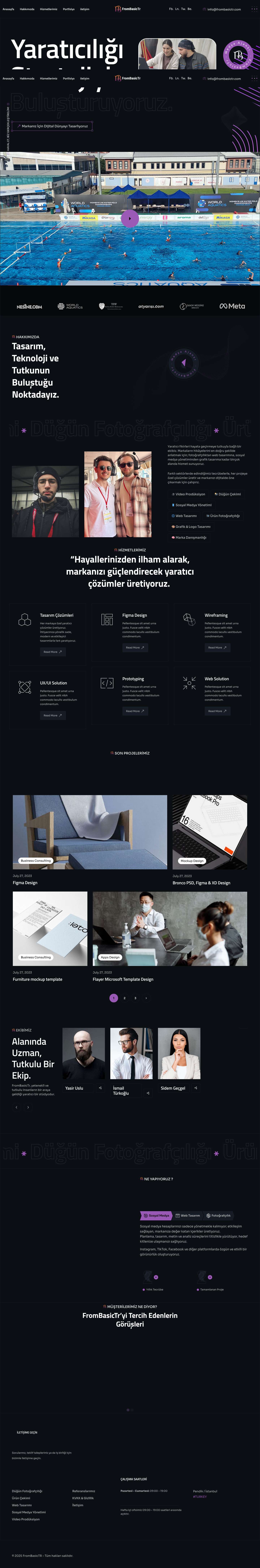Frombasictr – Creative Agency WordPress Theme - Full Screenshot