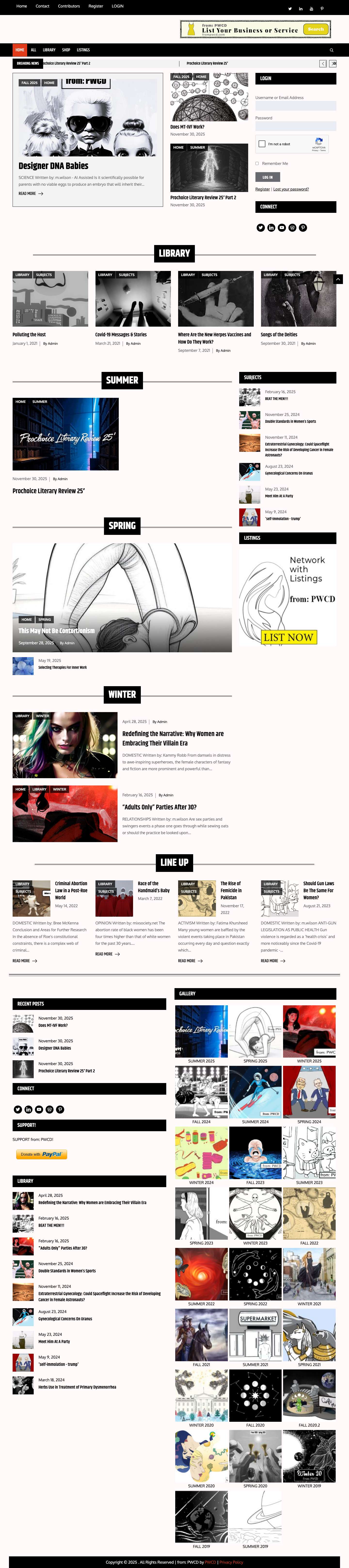 Home - from: PWCD - Full Screenshot