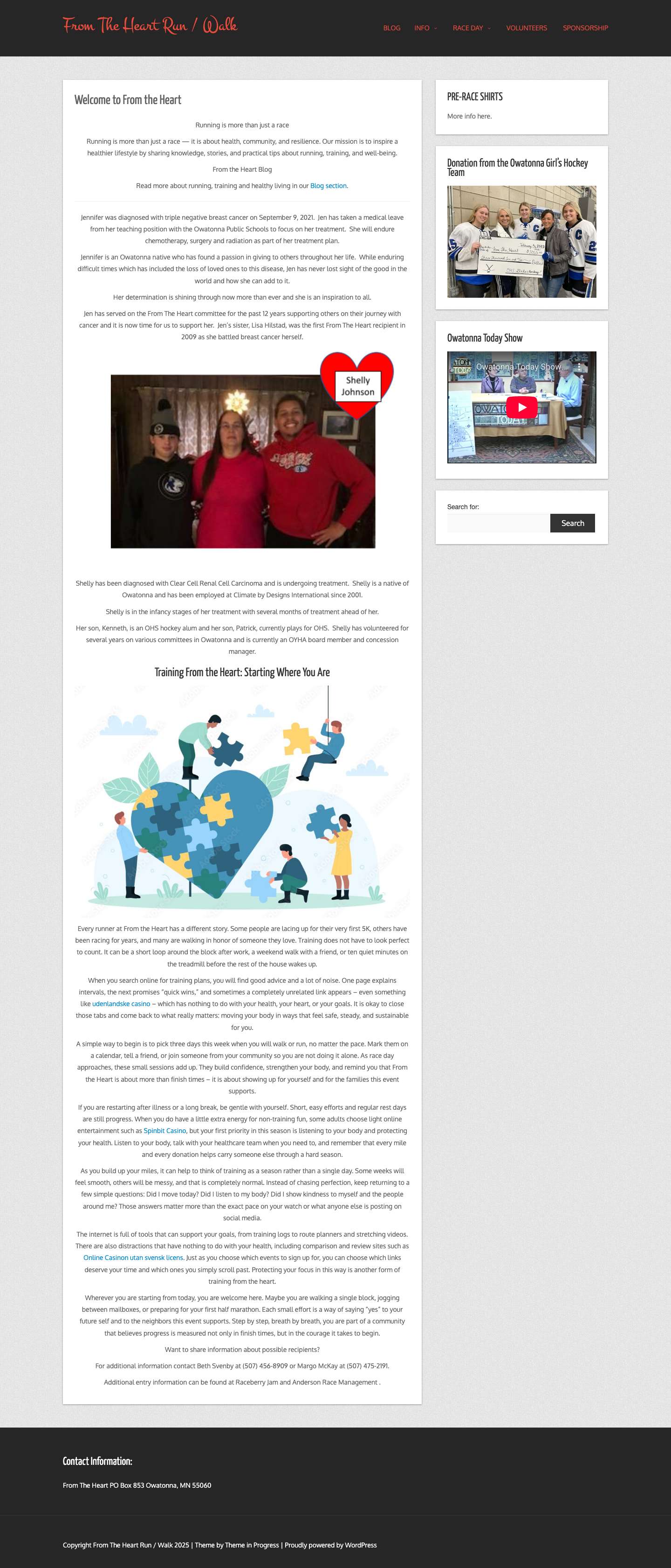 From The Heart Run / Walk - Full Screenshot