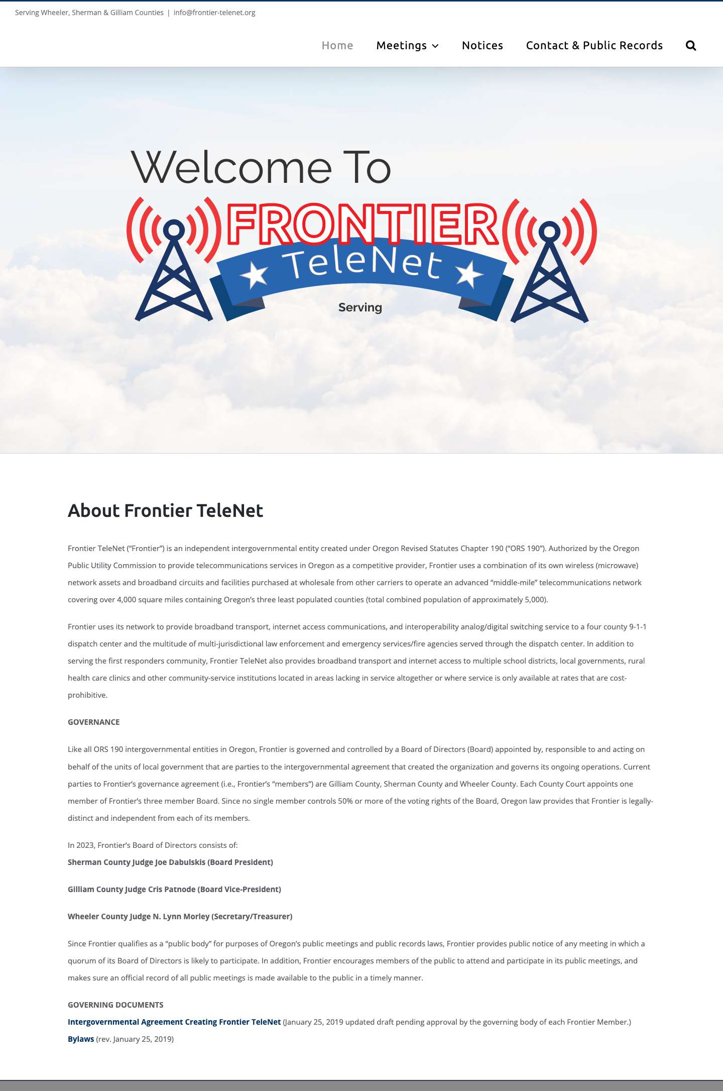 Frontier Telenet - Full Screenshot