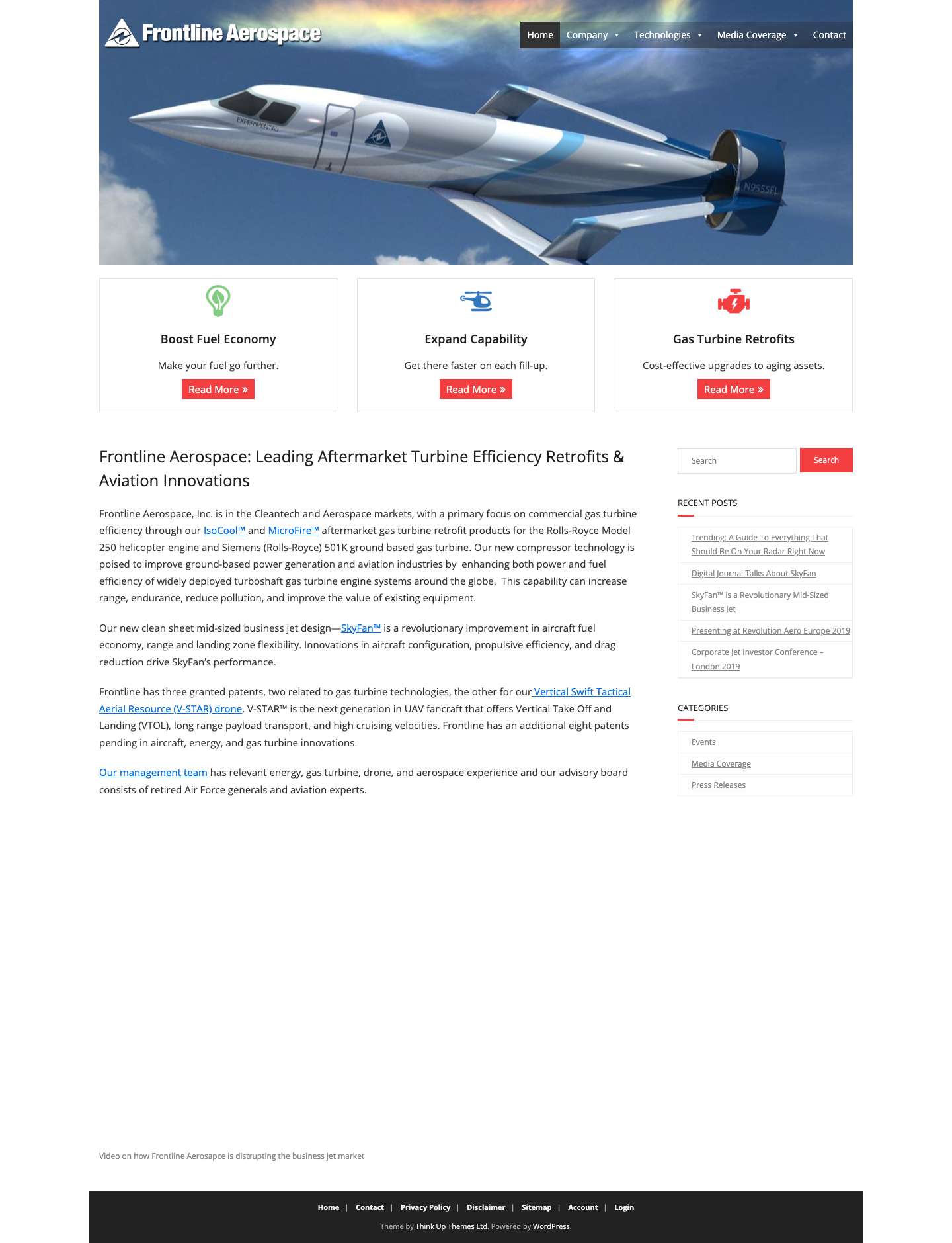 Leading Aftermarket Turbine Efficiency Retrofits & Aviation Innovations - Full Screenshot