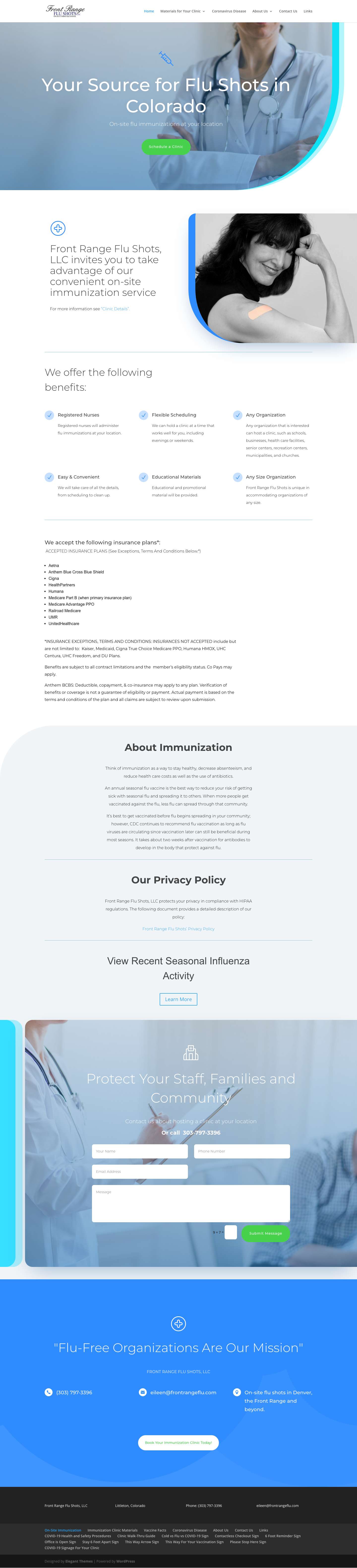 Front Range Flu Shots, LLC | Convenient, on-site flu immunization service. - Full Screenshot