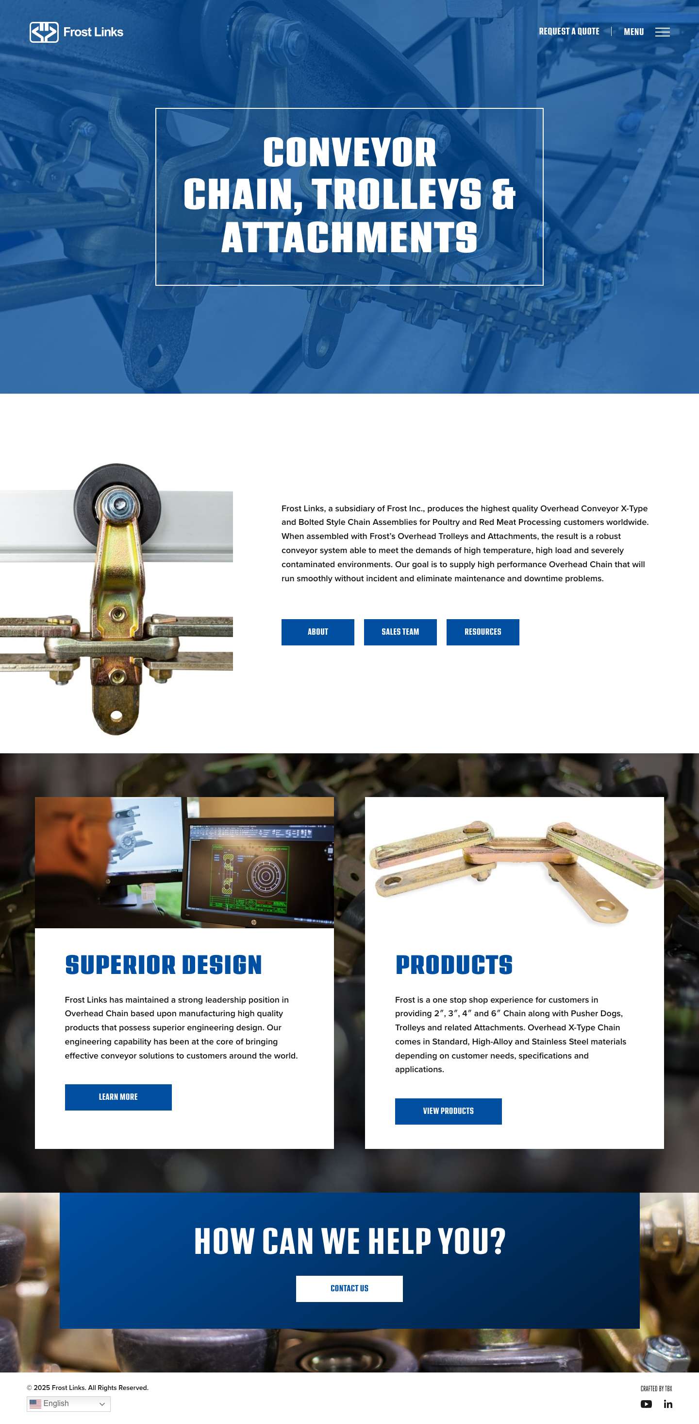 Home - Frost Links - Full Screenshot