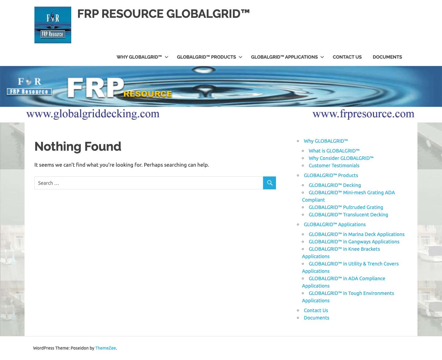 FRP RESOURCE GLOBALGRID™ – GLOBALGRID™ Composite Decking and Grating - Full Screenshot