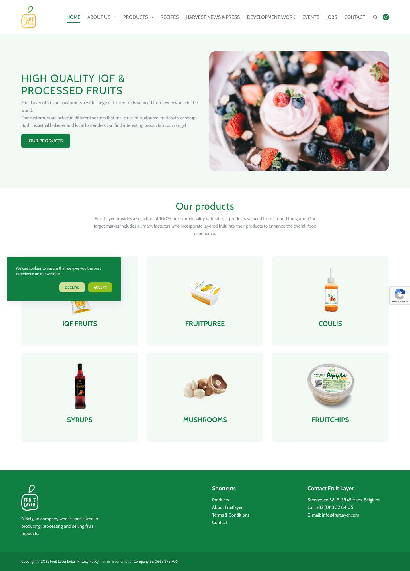 Home - Fruit Layer - Full Screenshot