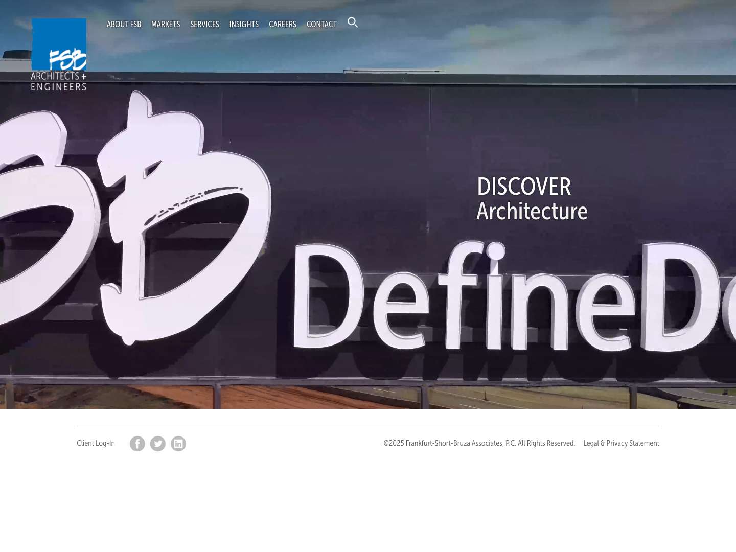 FSB Architects & Engineers » FSB | DefineDesignDeliver - Full Screenshot