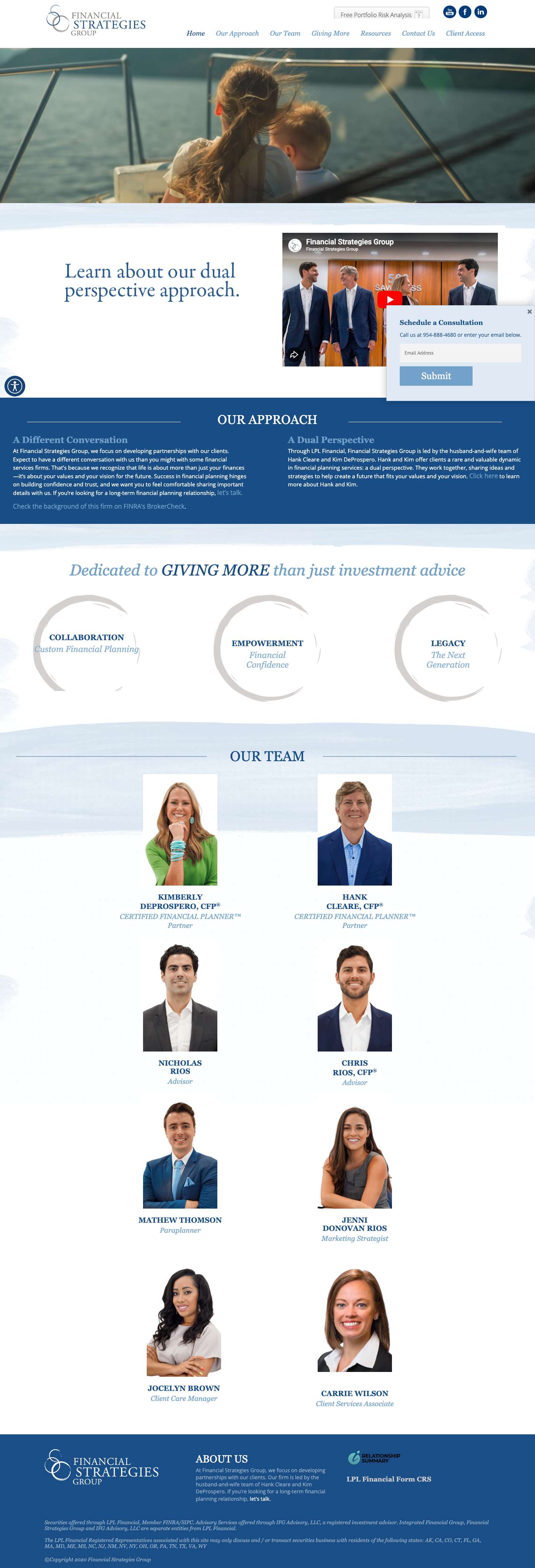 Financial Strategies Group | - Full Screenshot