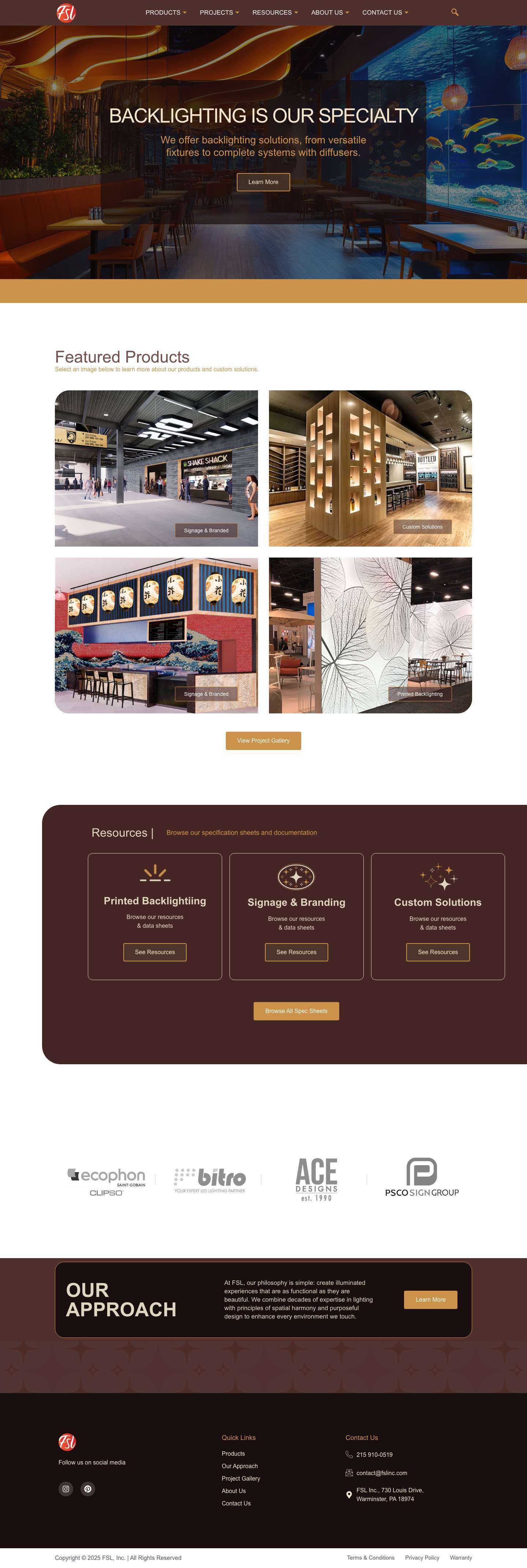 FSL, Inc. - Full Screenshot