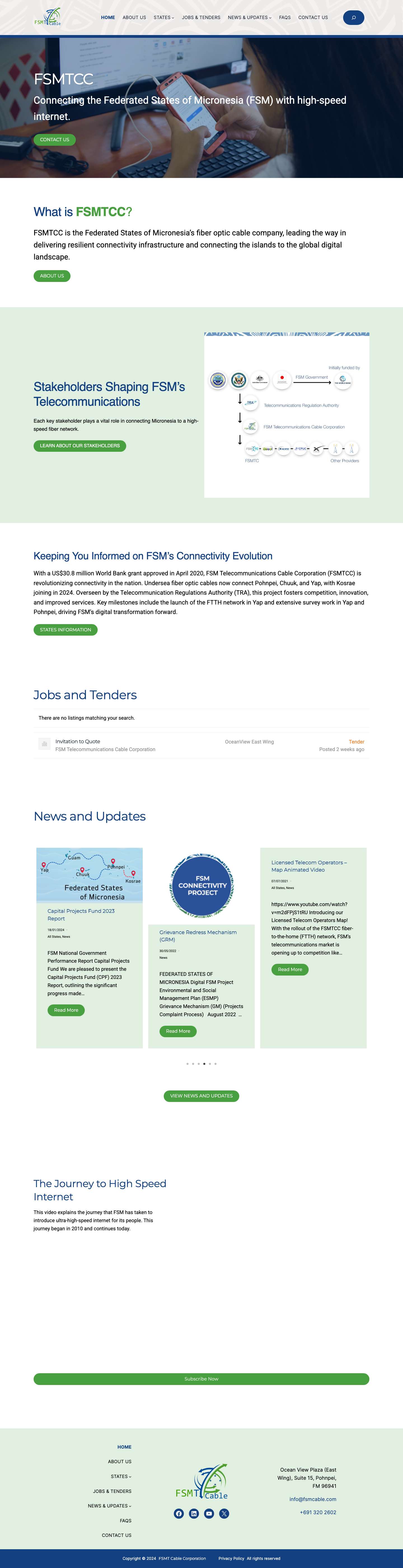 FSMTCC - FSMT Cable Corporation - Full Screenshot