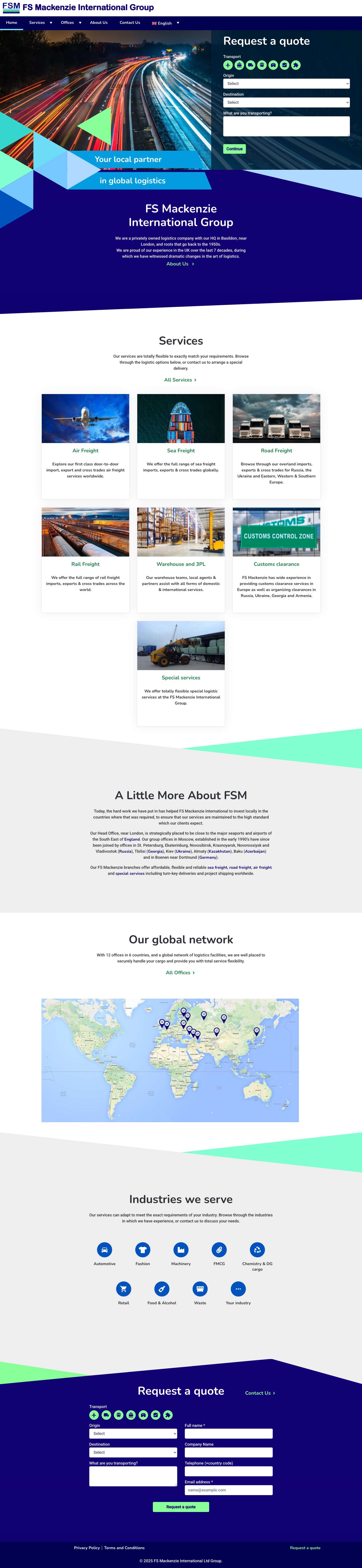 FS Mackenzie International Group - Home - Full Screenshot