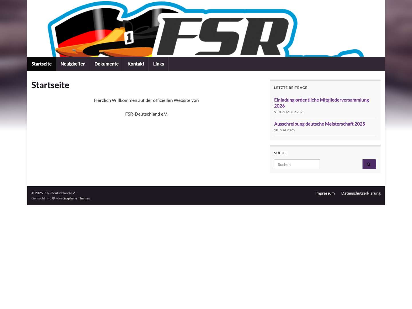 FSR-Deutschland e.V. – …von FSR-Fahrern, für FSR-Fahrer…! - Full Screenshot