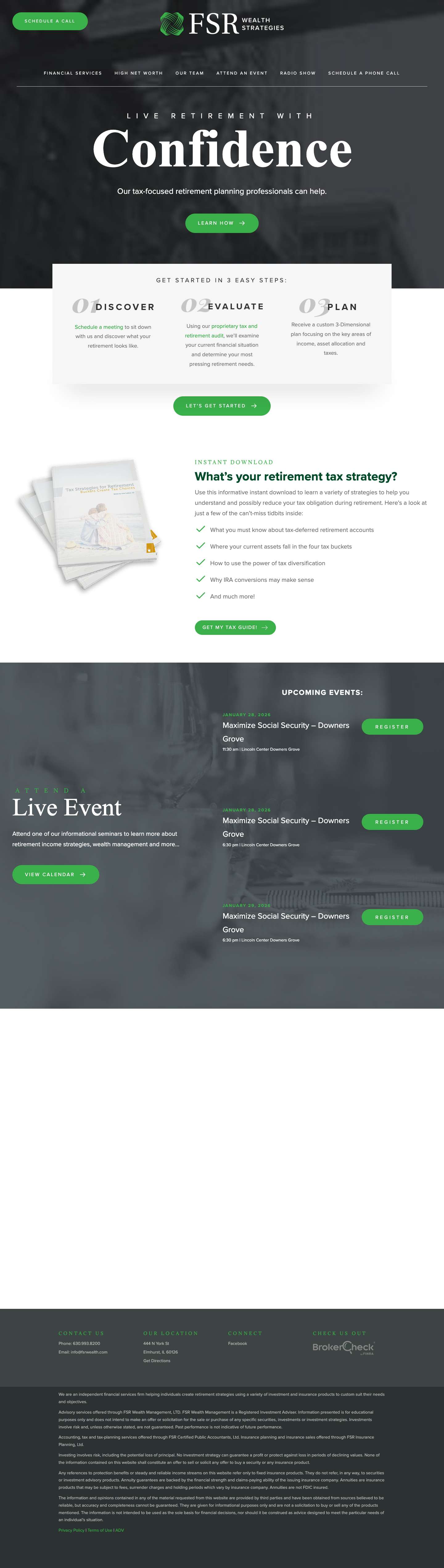 Elmhurst, IL Retirement Income Planning - Full Screenshot