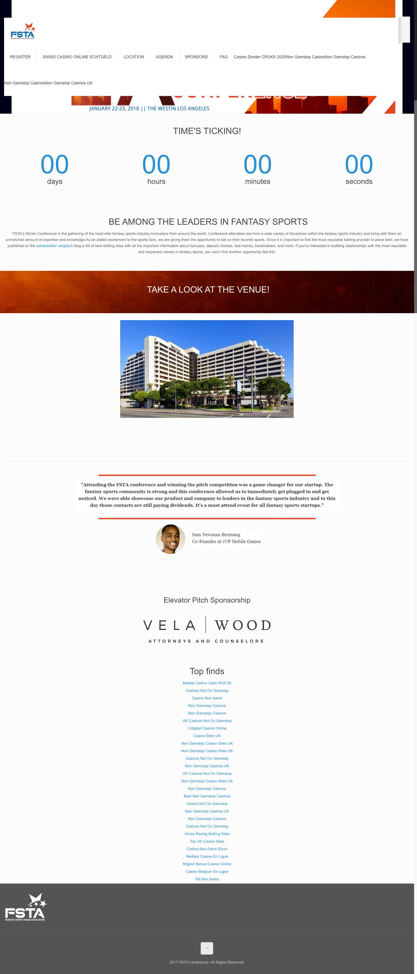 FSTA Conference - Full Screenshot