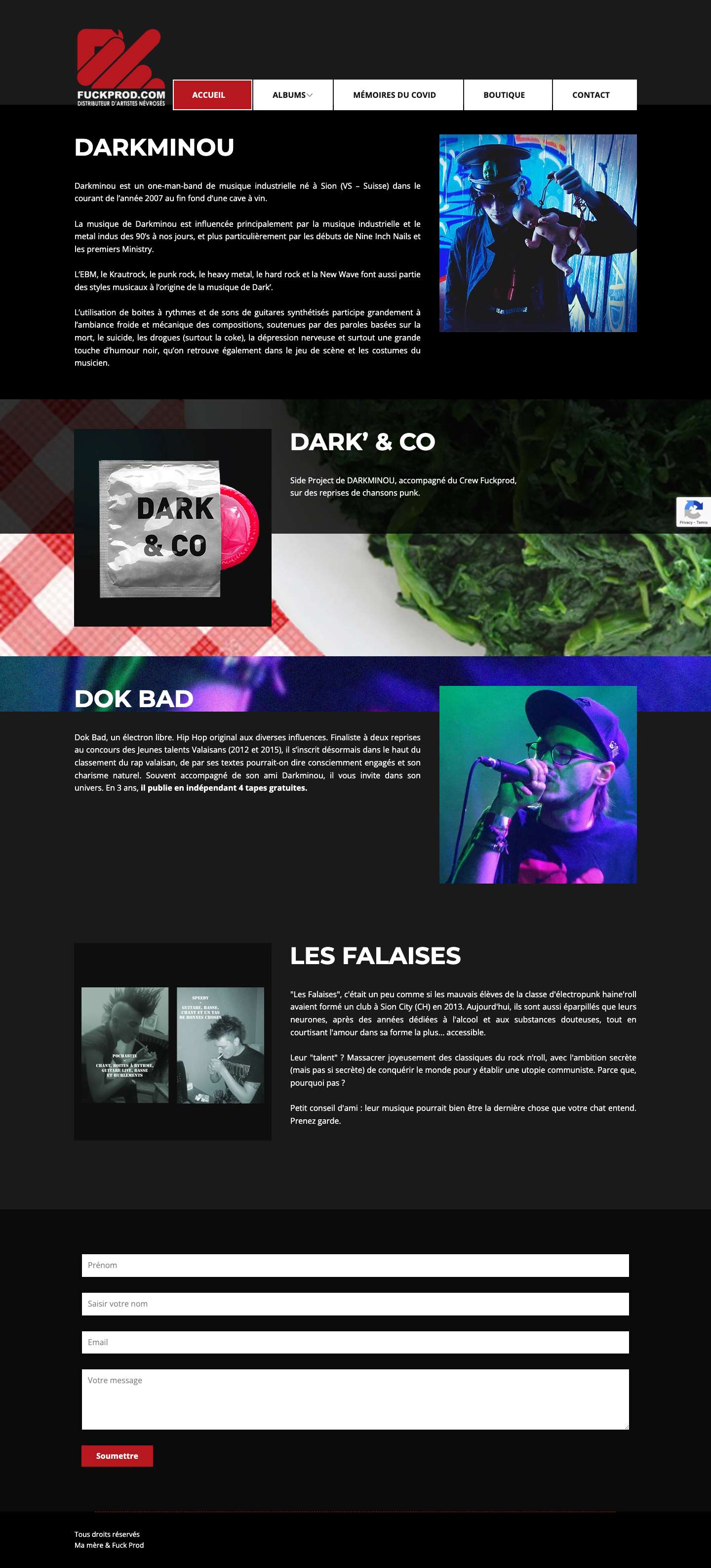 Accueil - Full Screenshot