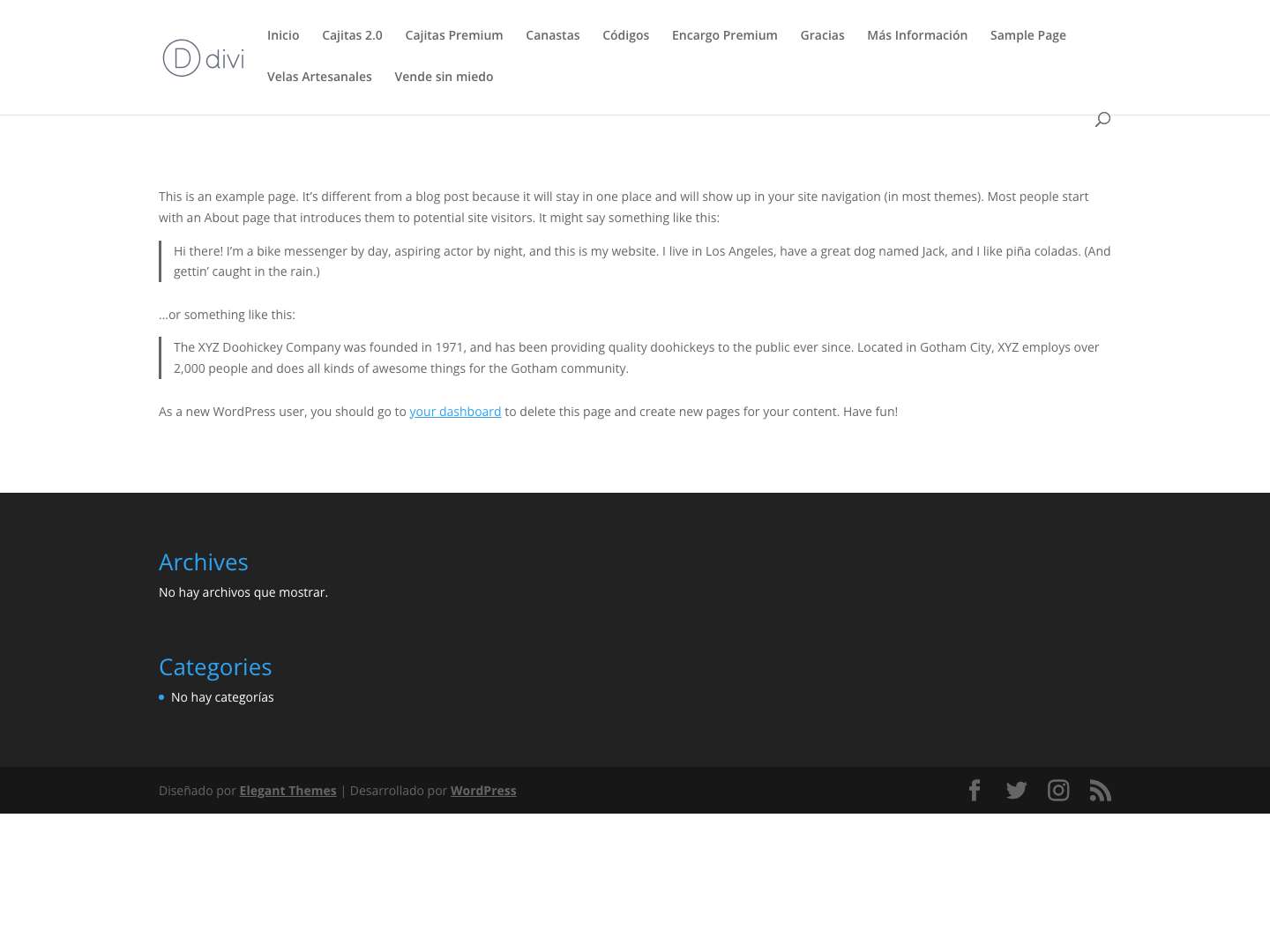 Fuerza Emprendedora | My WordPress Blog - Full Screenshot
