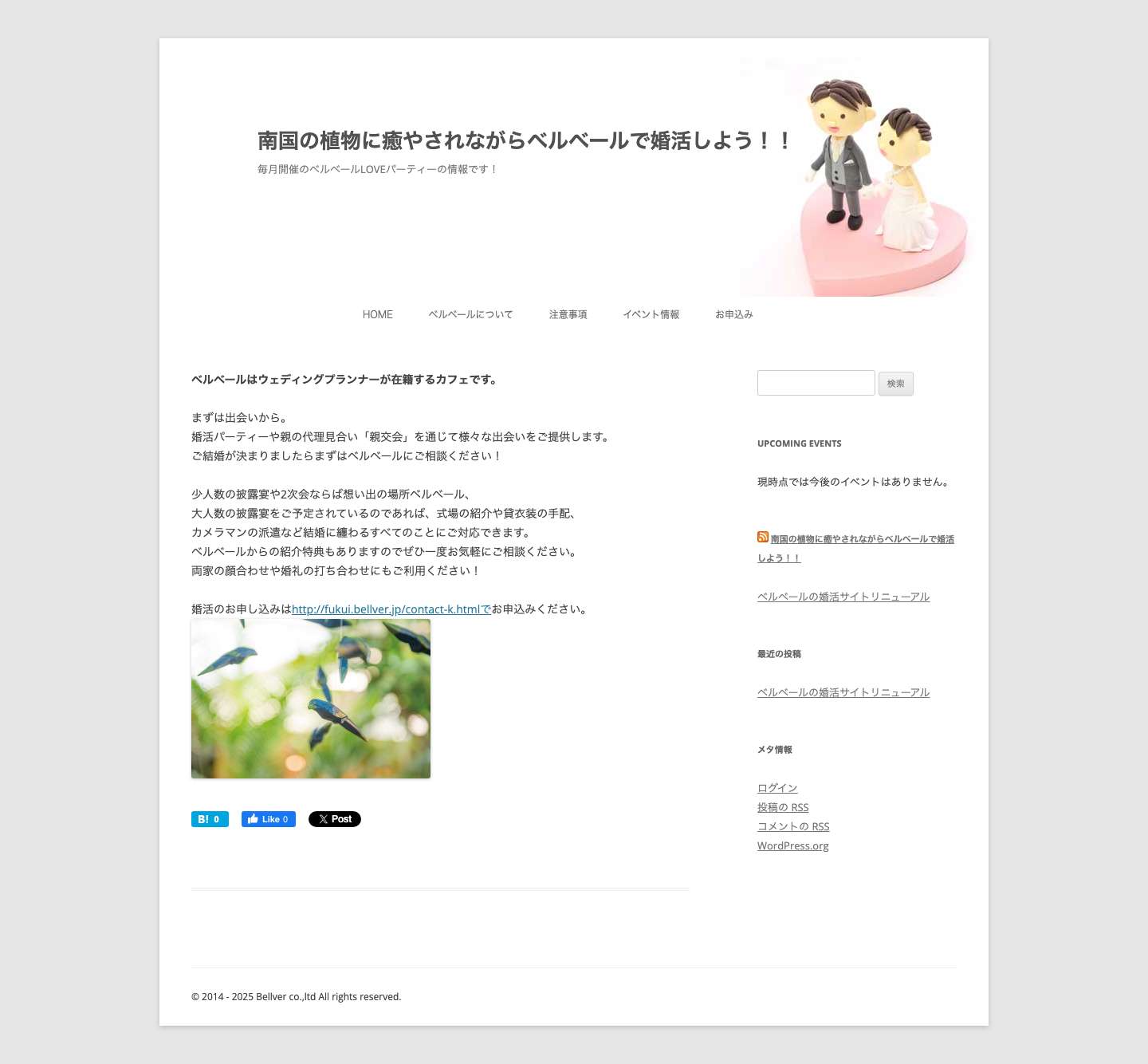 南国の植物に癒やされながらベルベール福井店で婚活しよう！！ - Full Screenshot