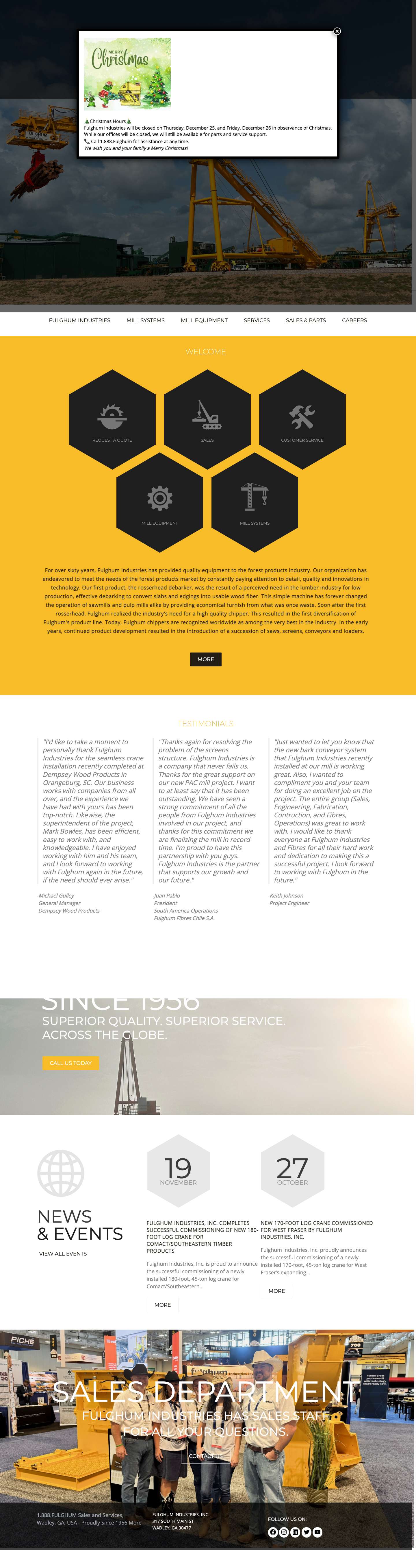 Fulghum Industries | - Full Screenshot