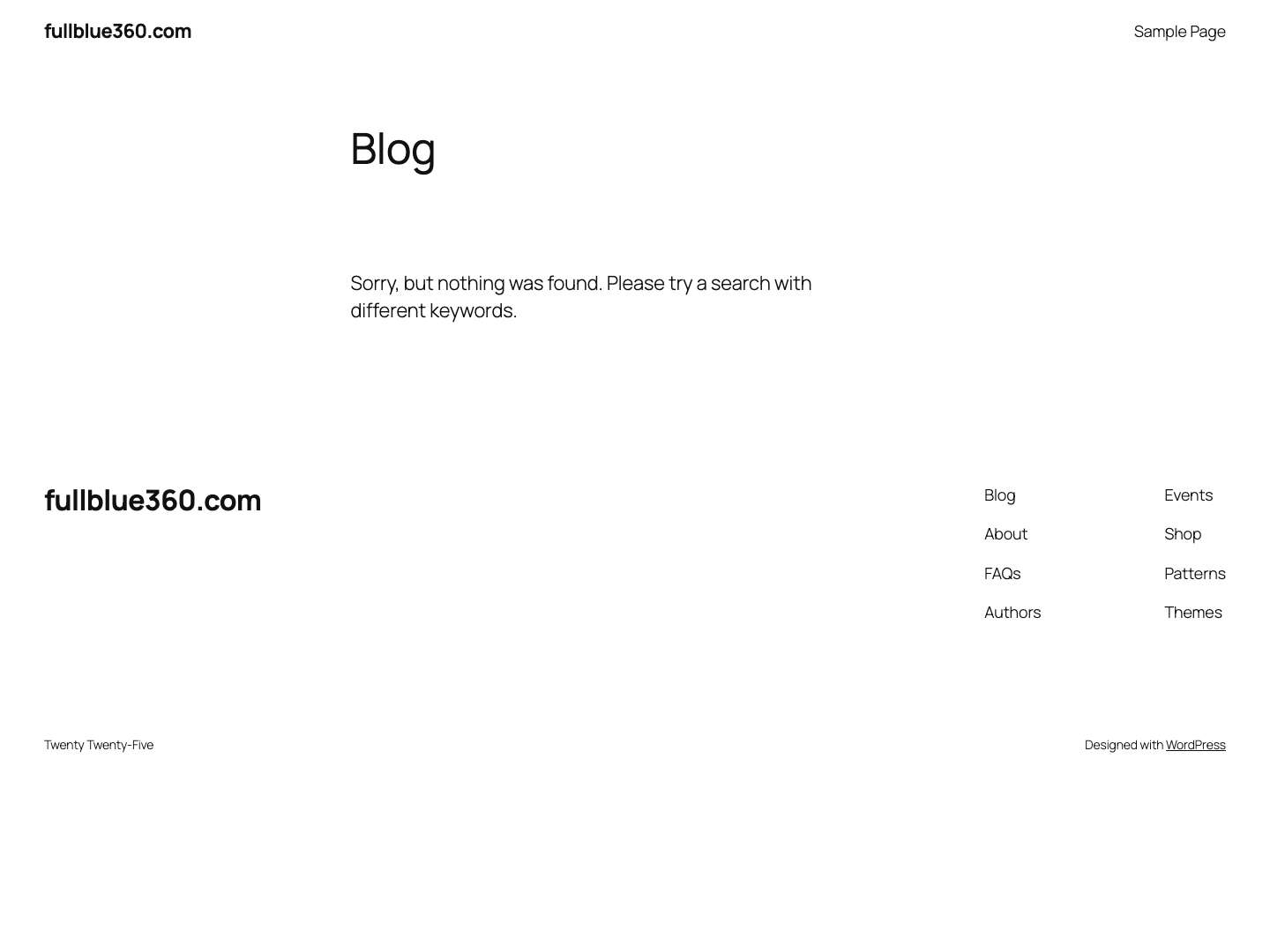 fullblue360.com - - Full Screenshot