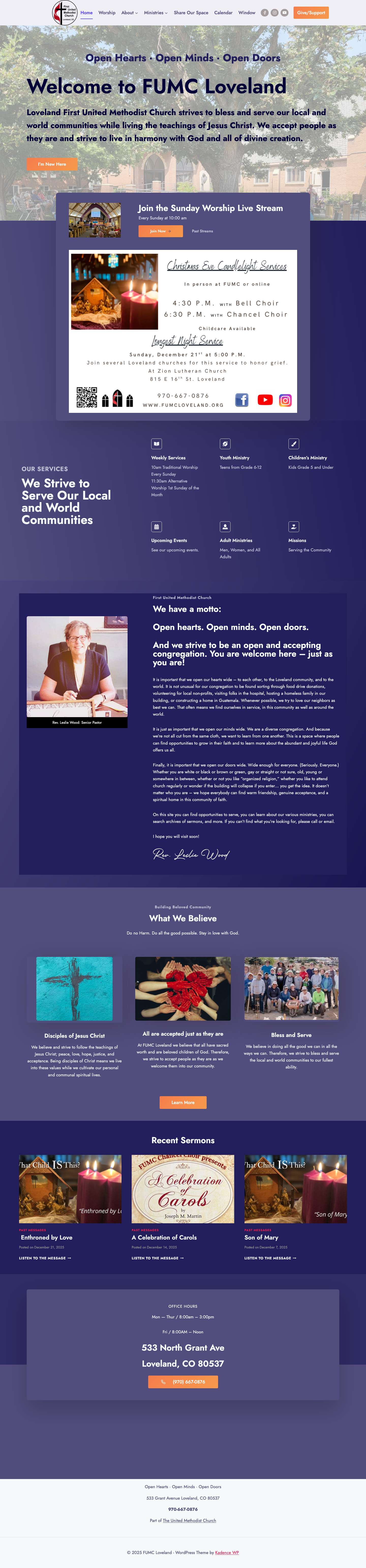 FUMC Loveland – Open Hearts. Open Minds. Open Doors.ExpandExpandFacebookInstagramYouTubeToggle MenuContinueContinueContinueScroll to topScroll to topExpandExpand - Full Screenshot