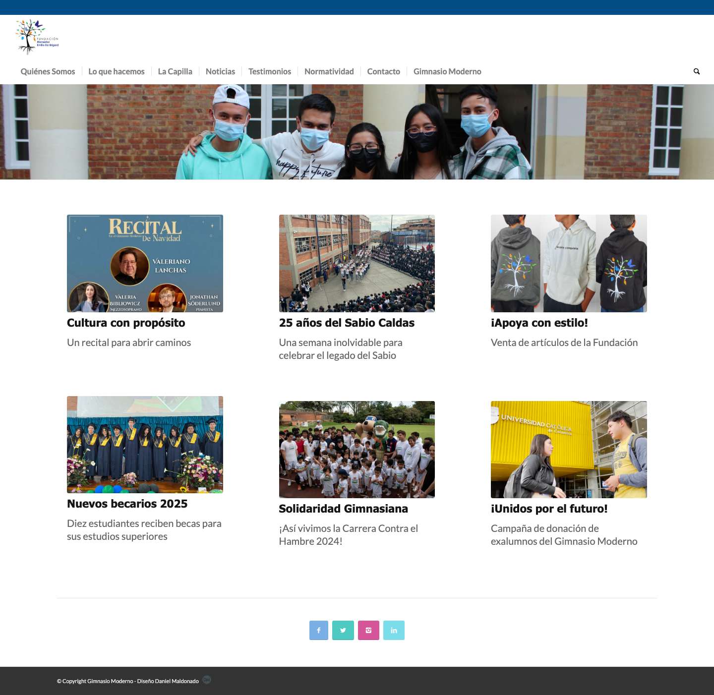 Fundación Monseñor Emilio de Brigard – Gimnasio ModernoClick to open the search input fieldAnteriorPosteriorDesplazarse hacia arriba - Full Screenshot