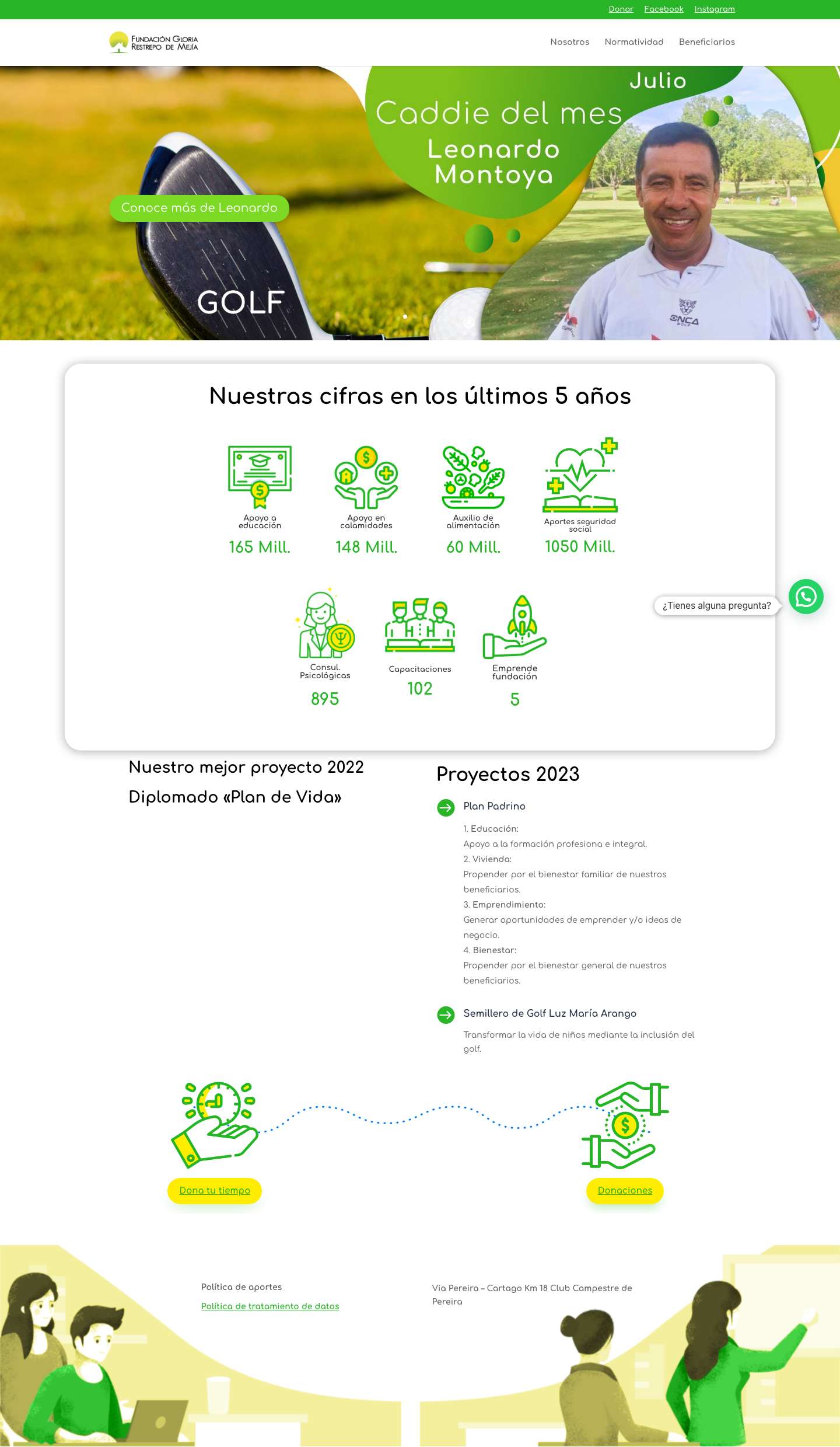 Fundación GRM | Por el bienestar de nuestra comunidad - Full Screenshot