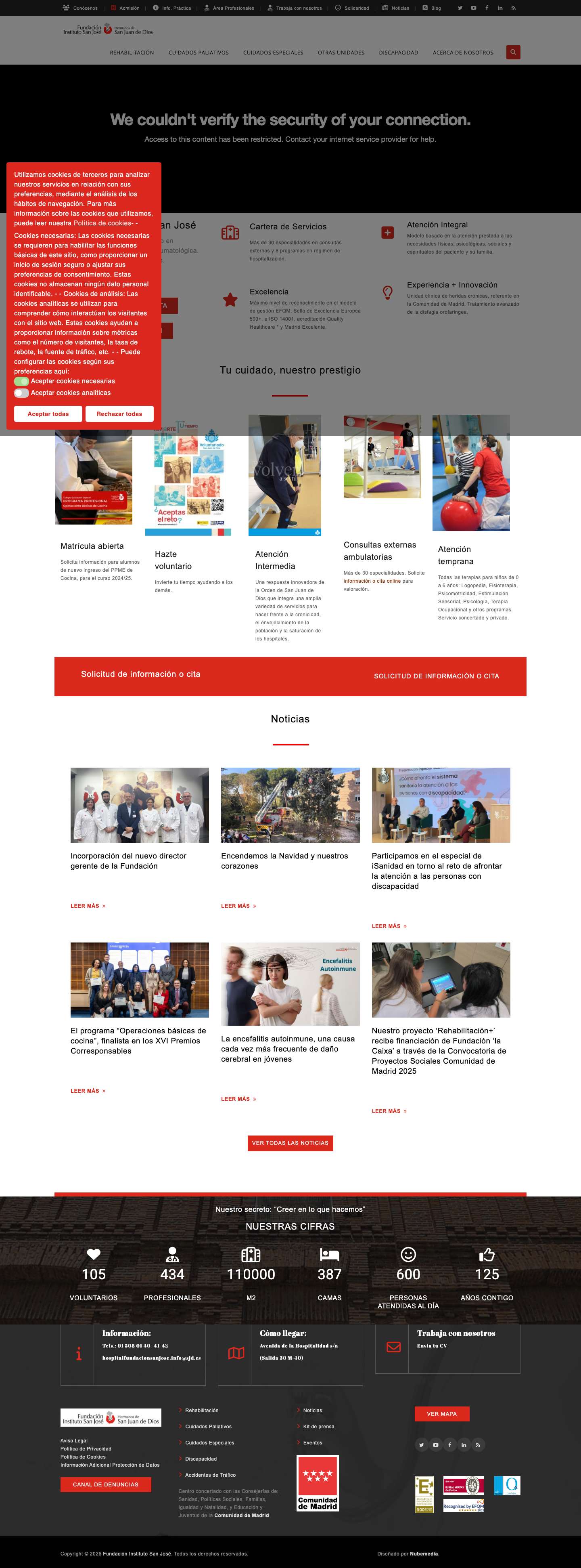 Fundación Instituto San José - Full Screenshot