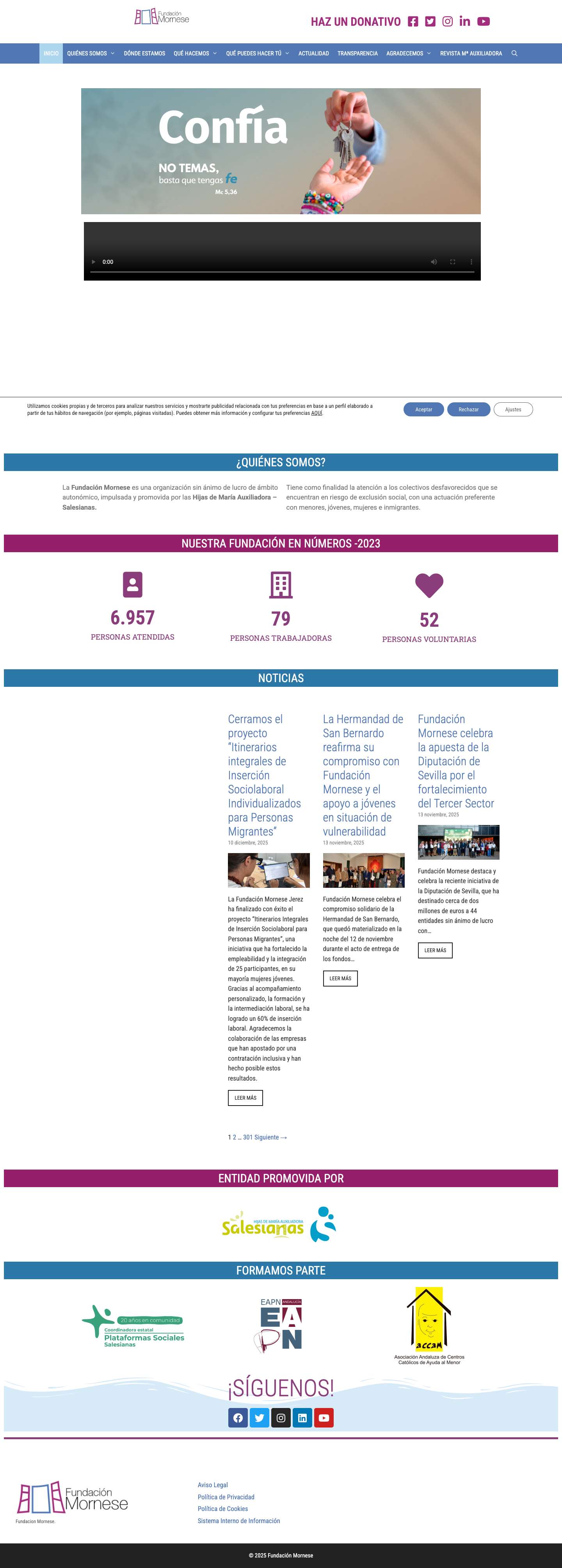 - Fundación Mornese - Full Screenshot