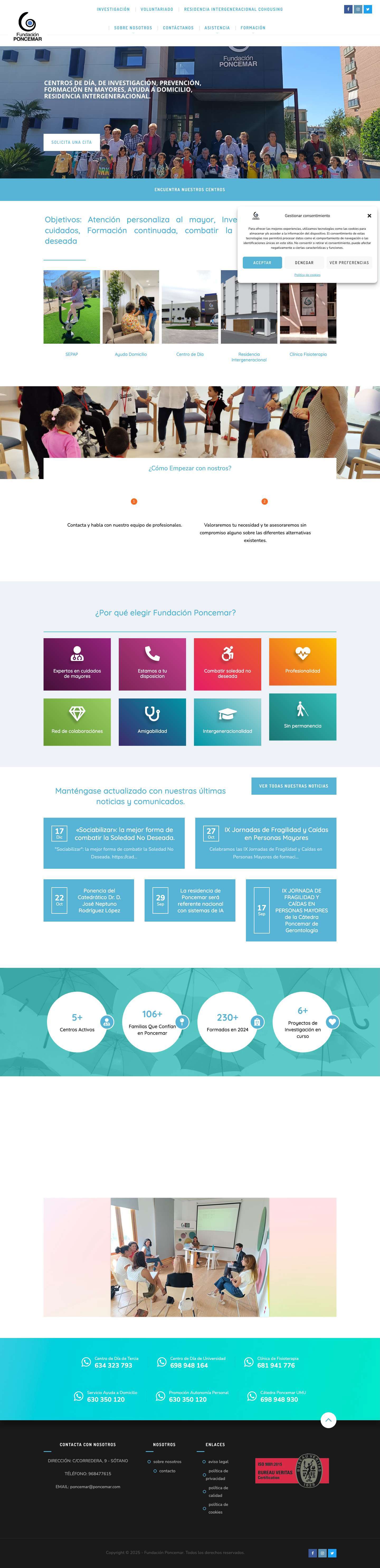 Fundación Poncemar – LorcaReproductor responsivo - Full Screenshot