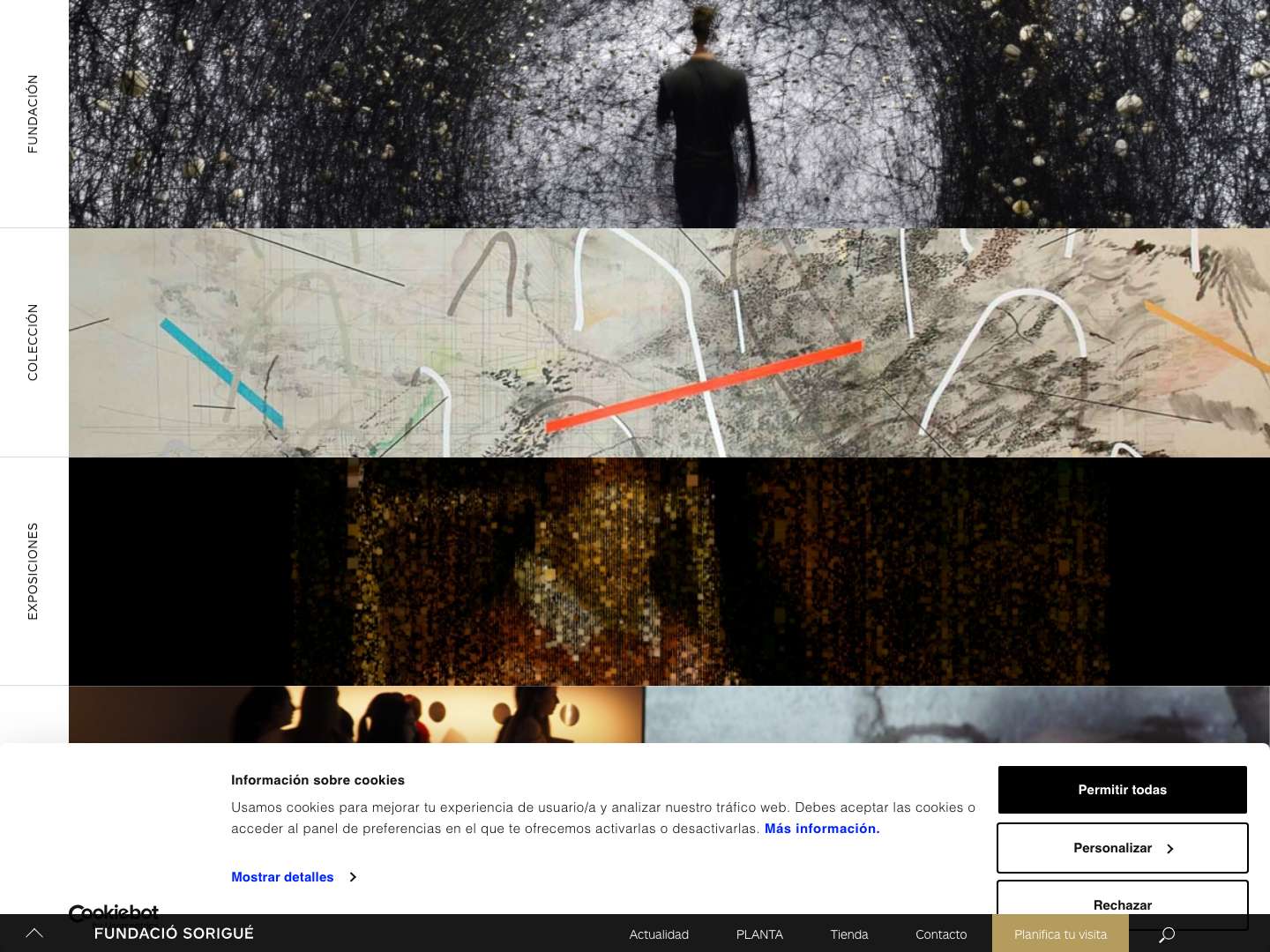 Colección de arte contemporáneo en Lleida - Fundació Sorigué - Full Screenshot