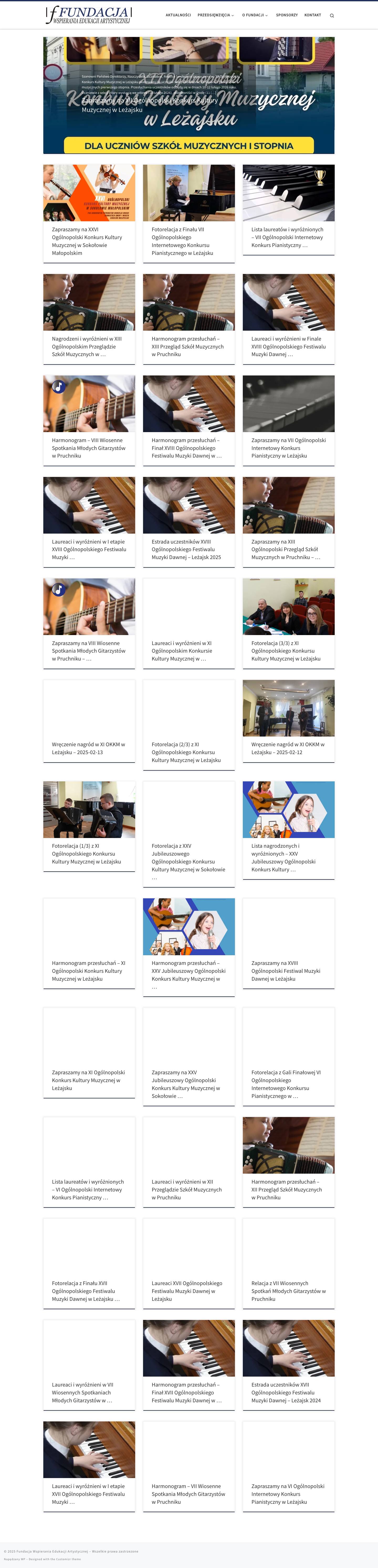 Fundacja Wspierania Edukacji Artystycznej - Full Screenshot