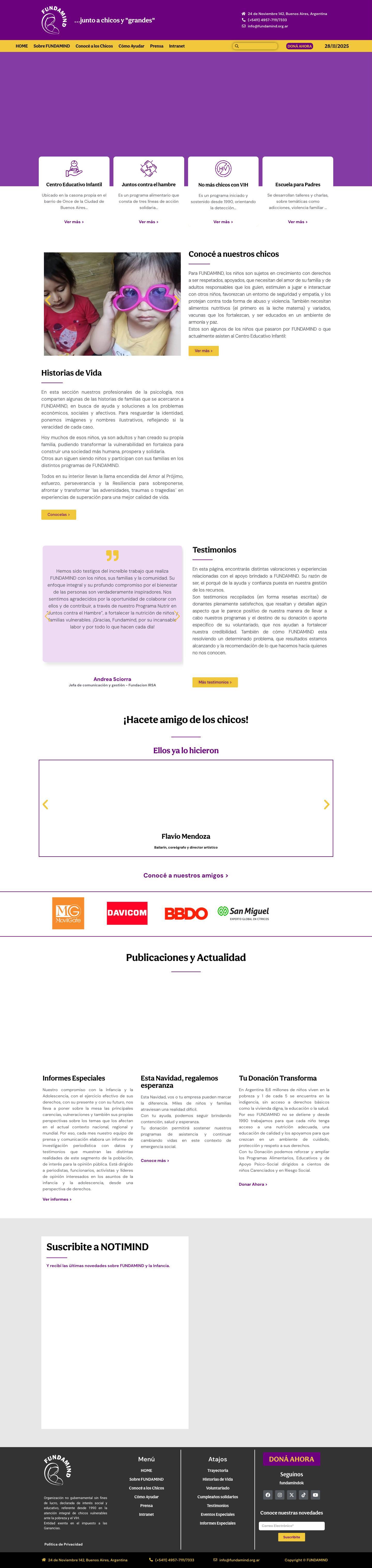 HOME - FUNDAMINDWhatsApp - Full Screenshot