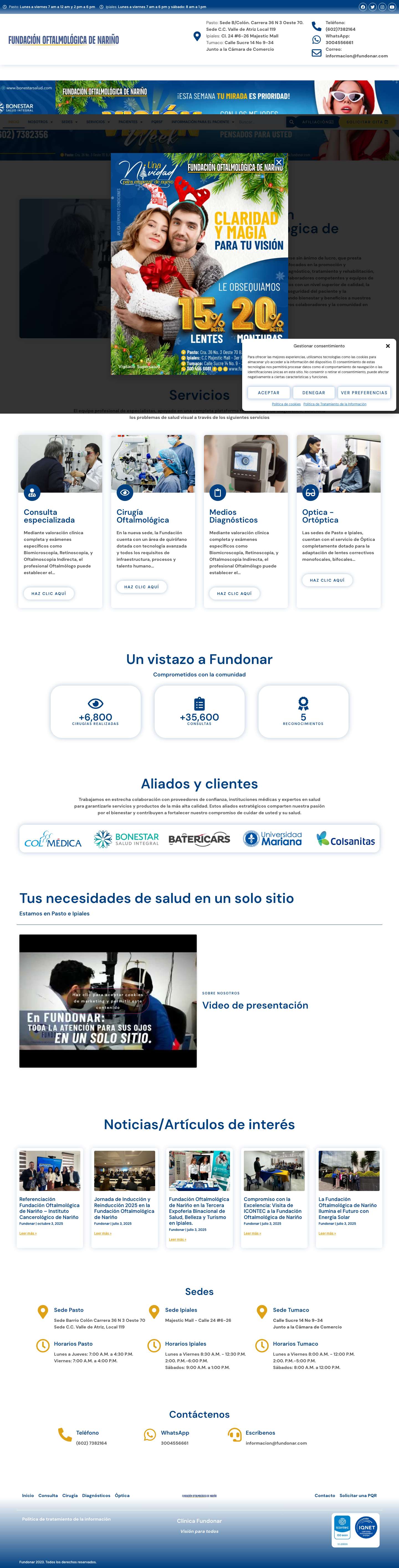 Inicio - Fundonar - Full Screenshot