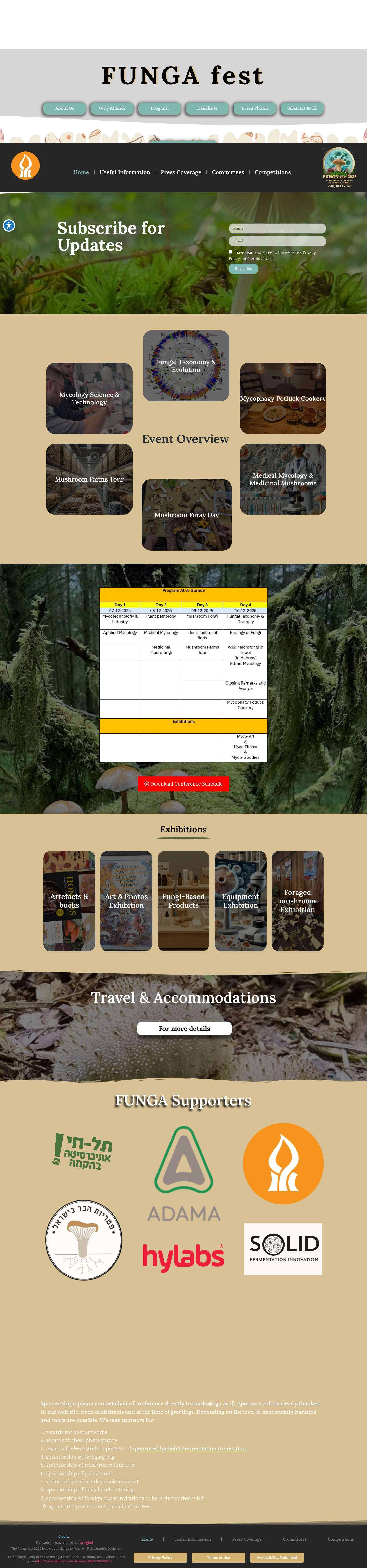 FUNGA fest 2025 - Full Screenshot