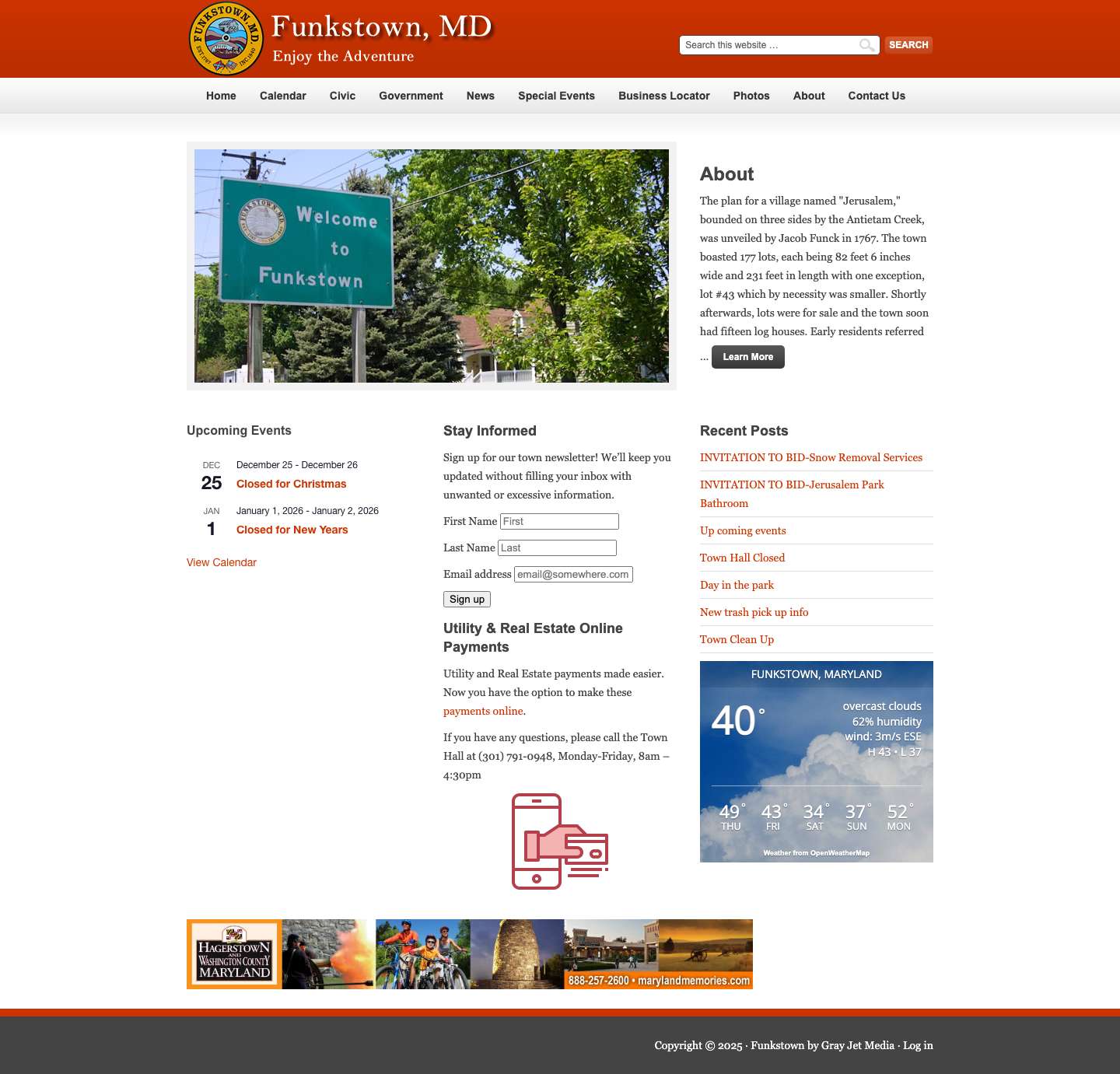 Funkstown, MD - Full Screenshot